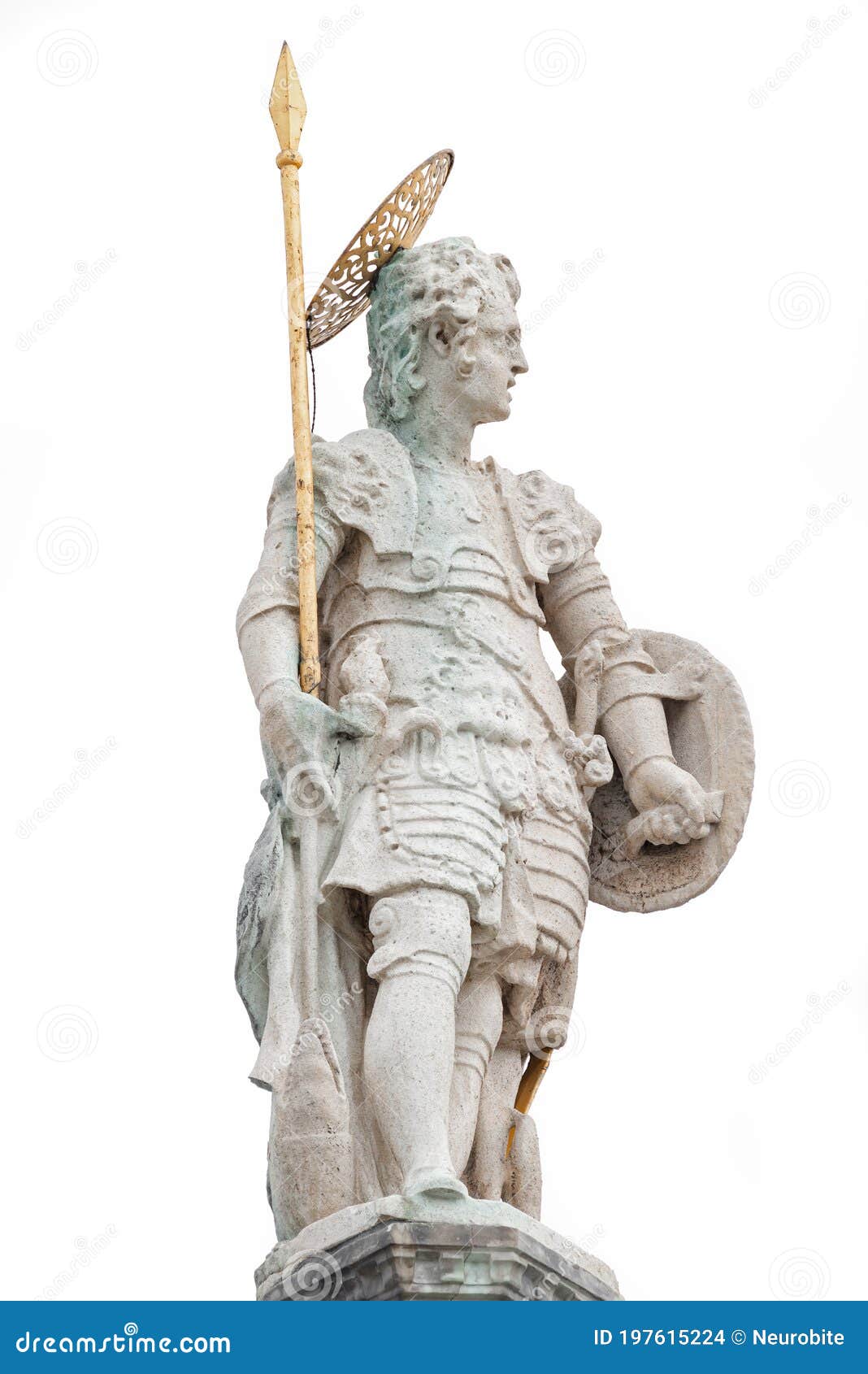 ancient roman warrior statue