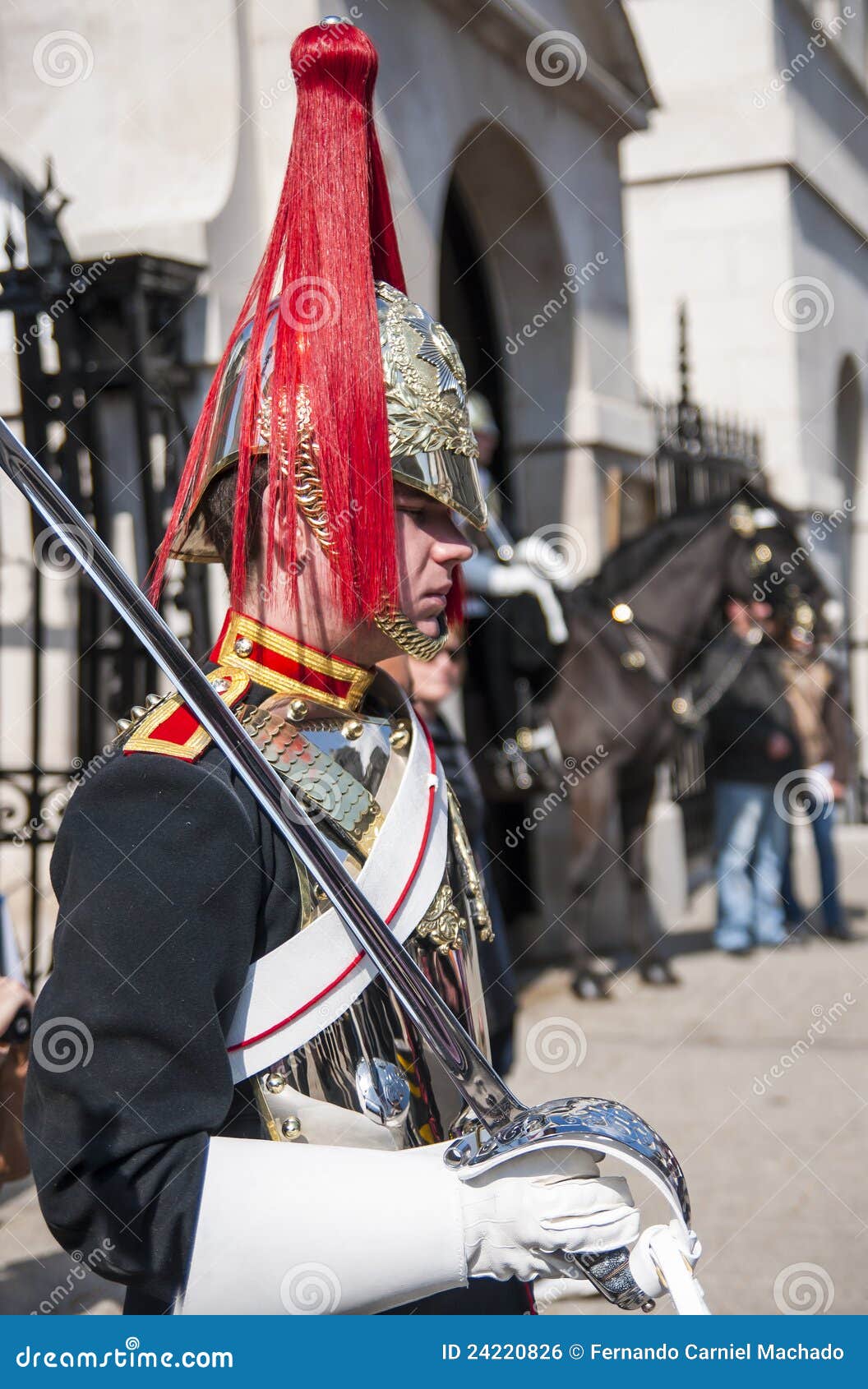 Portrait of Royal Horse Guards in Typical Uniform Editorial Photo Image of guard, british