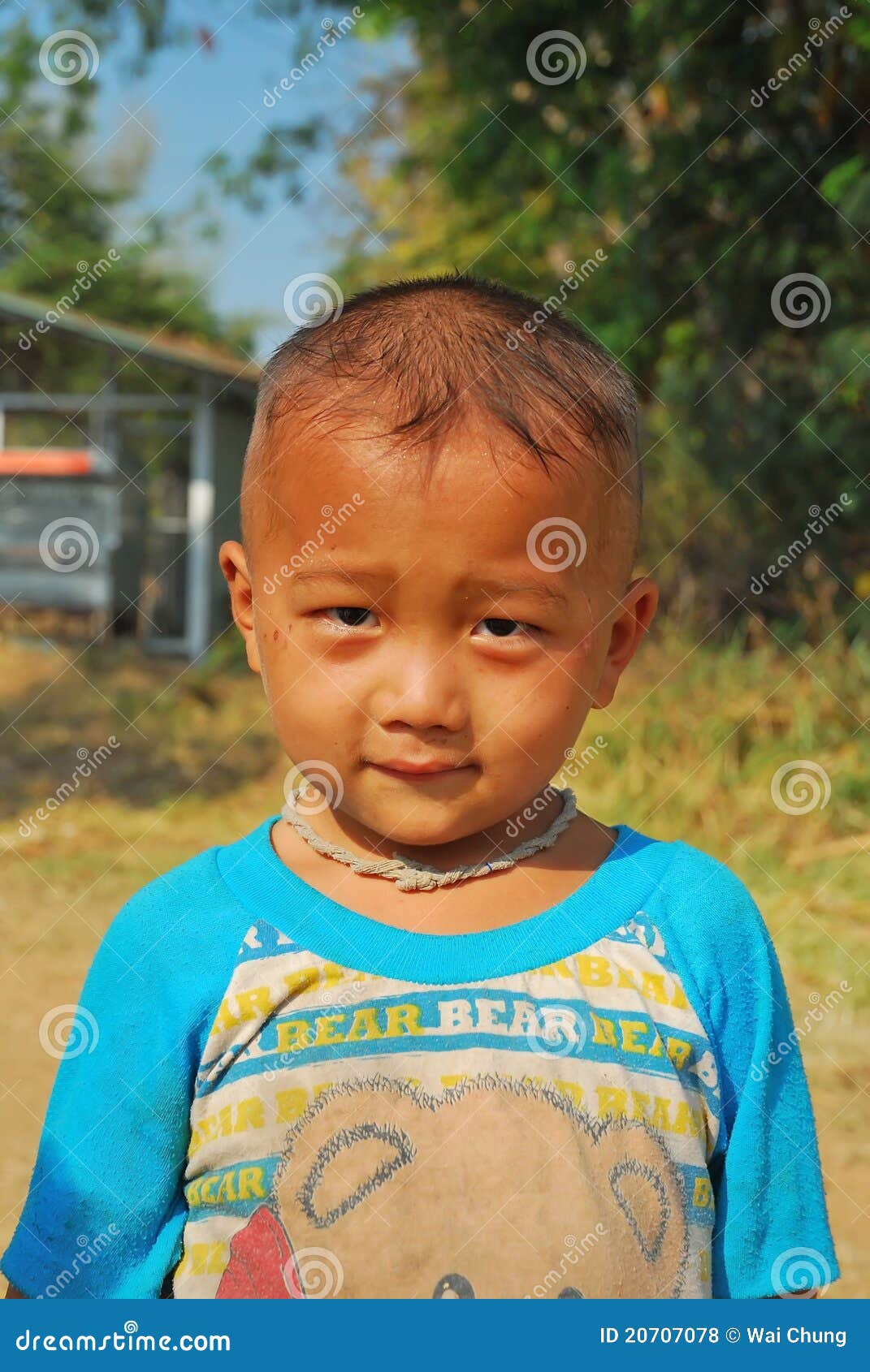 Portrait of Rural Small Boy Editorial Stock Photo - Image of small ...