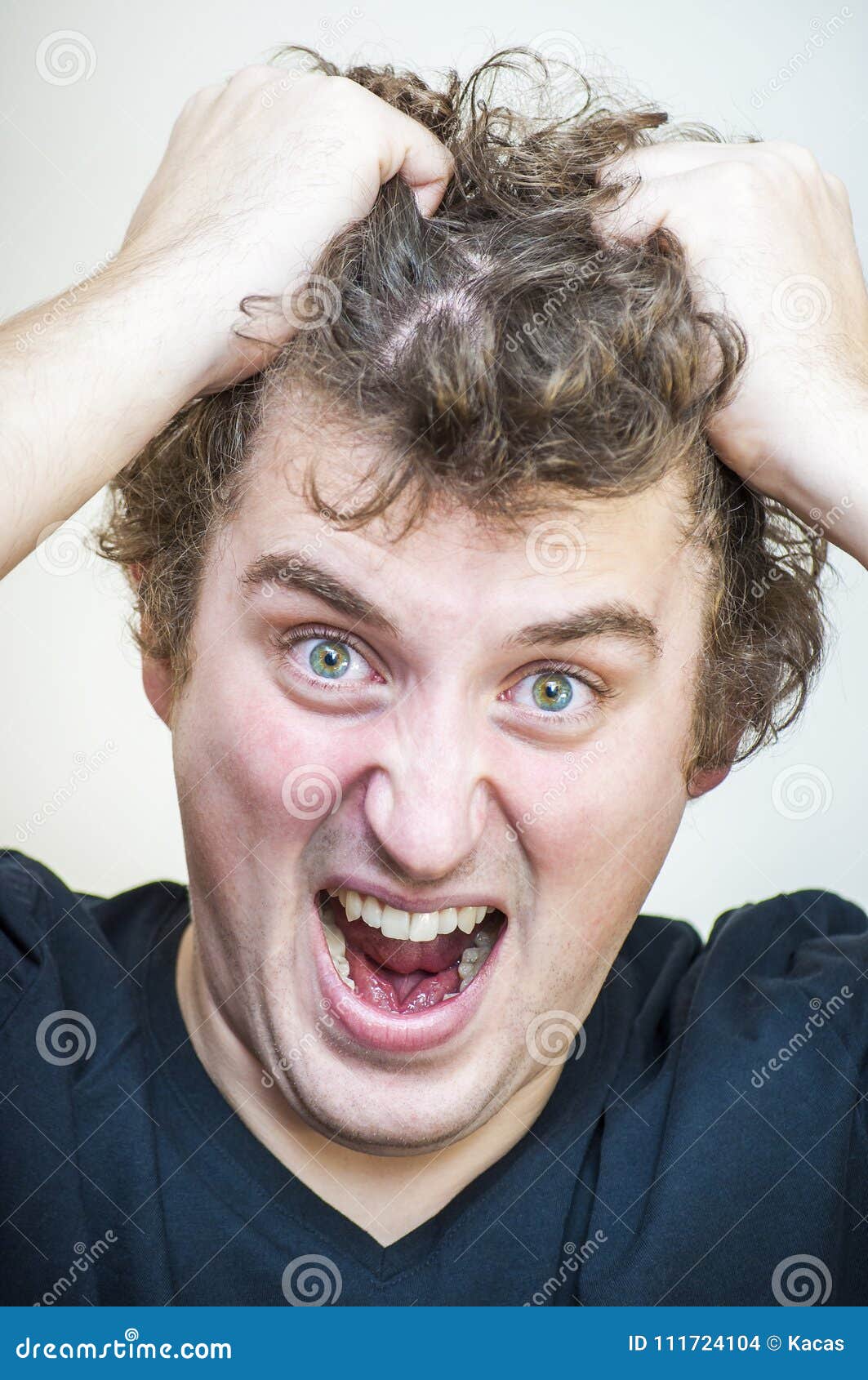 Portrait Of Screaming Man Tears His Hair Out Stock Photo Image Of Gesturing Negative Portrait Of Screaming Man Tears His Hair Out Stock Photo Image Of Gesturing Negative