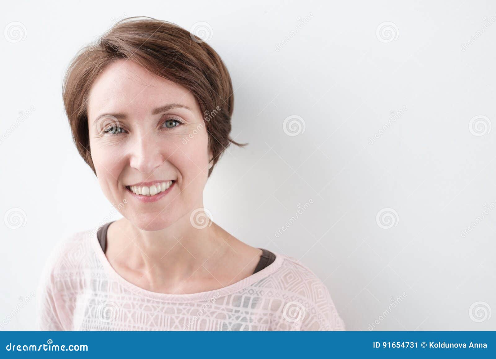 Portrait of Self-confident Woman in Casual Clothing Style. Stock Image ...