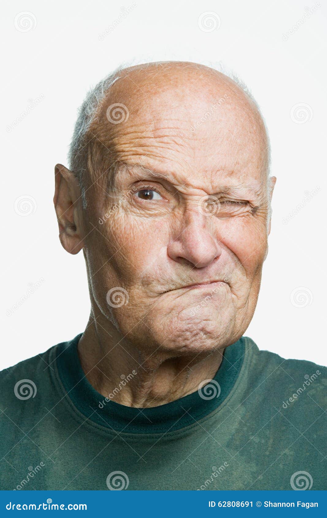 Portrait of a Senior Adult Man Stock Image - Image of people, mischief ...