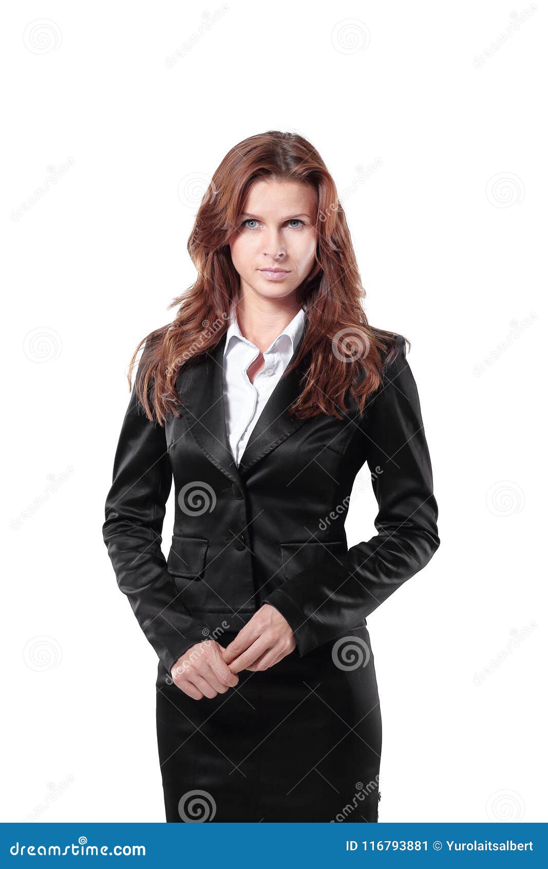 Portrait of Serious Business Woman in Business Suit Stock Image - Image ...