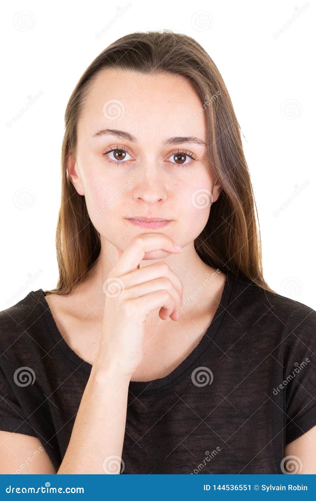 Portrait Of A Serious Thoughtful Businesswoman Stock Image Image Of portrait-of-a-serious-thoughtful-businesswoman-stock-image-image-of