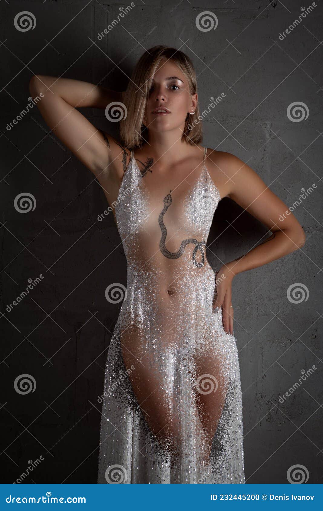 Girl In See Through Clothes