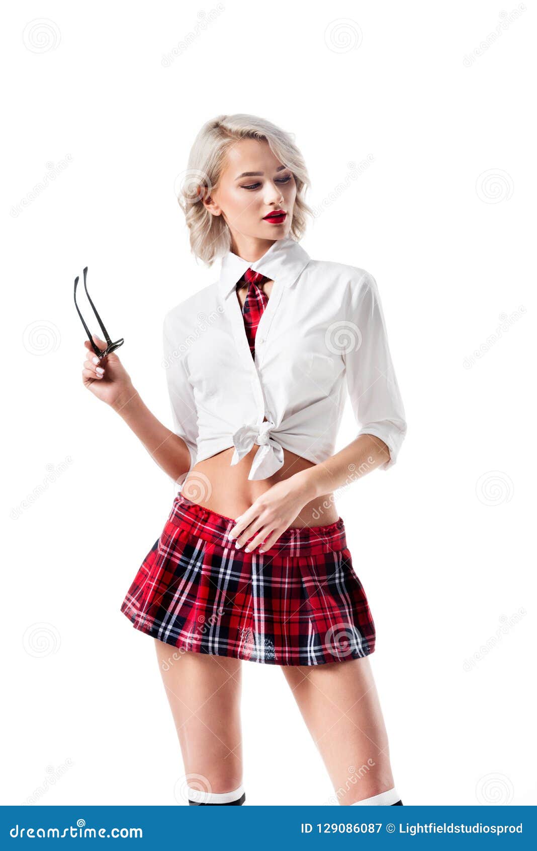 Sexy Schoolgirls Plaid