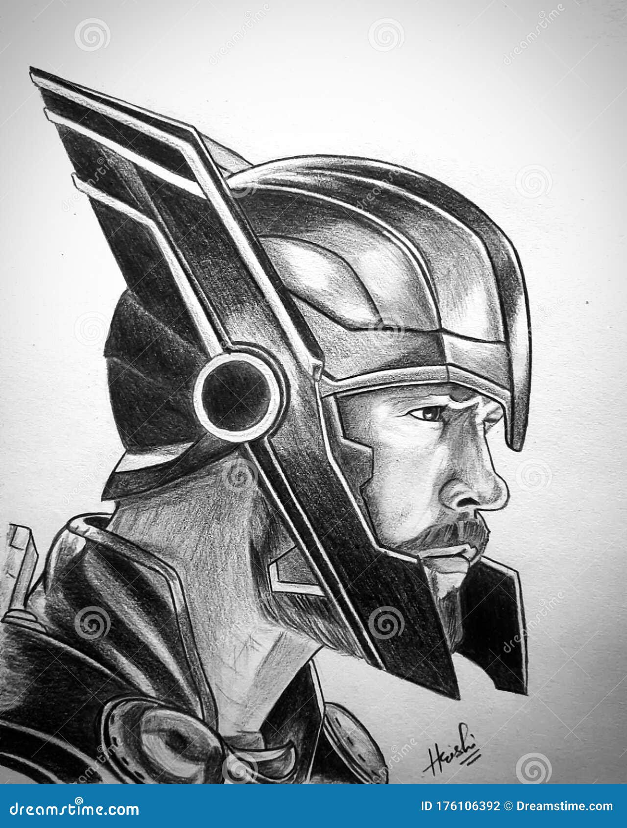 Thor Drawing Tutorial - How to draw Thor step by step