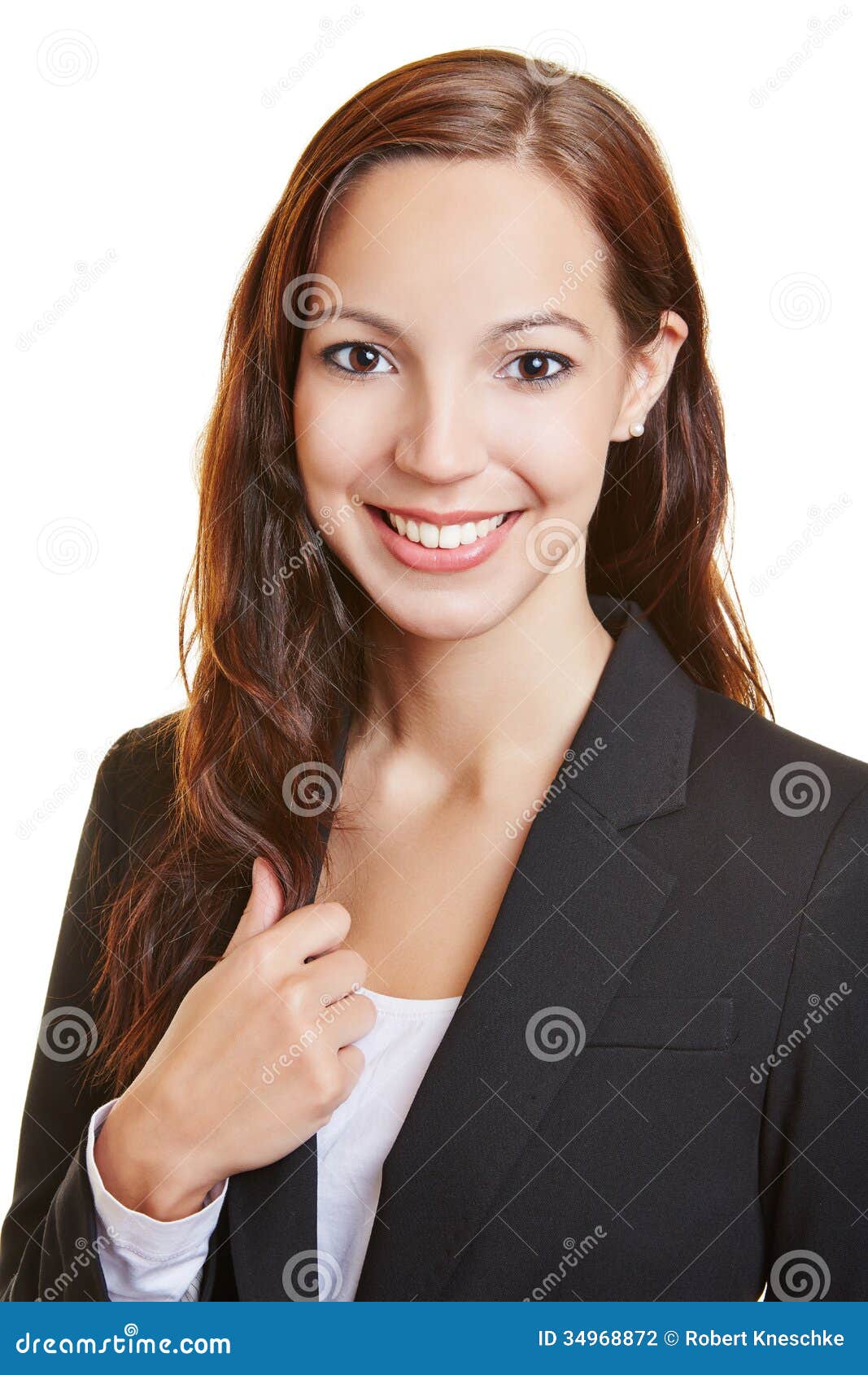 Portrait of a Smiling Business Stock Photo - Image of apprentice ...