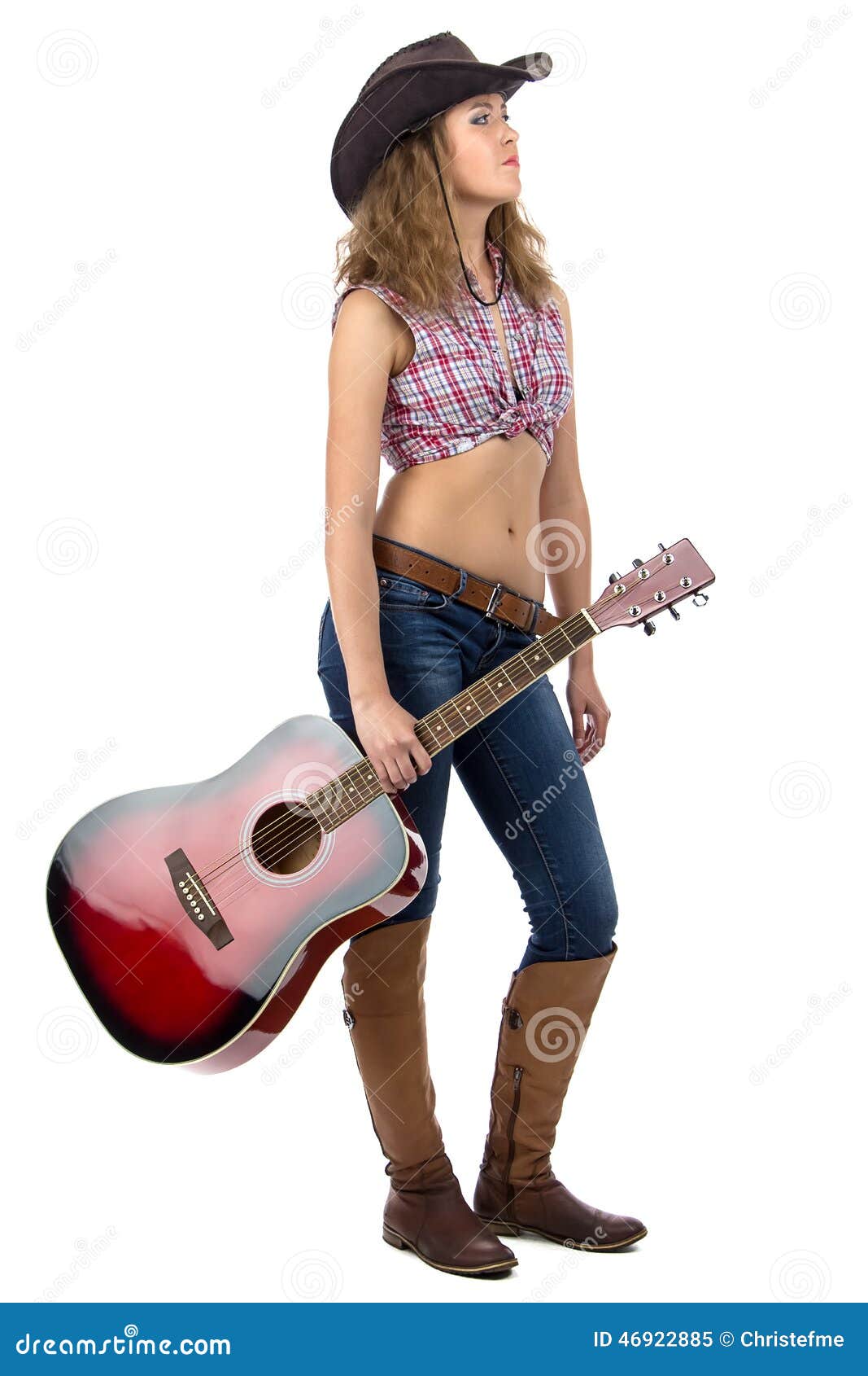 britny spaers naked fender swinger guitar