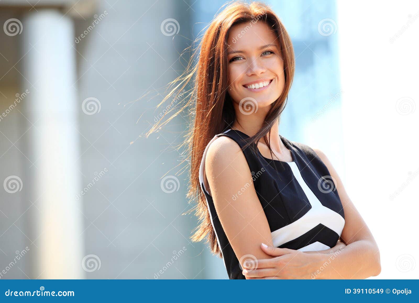 portrait of a successful business woman smiling