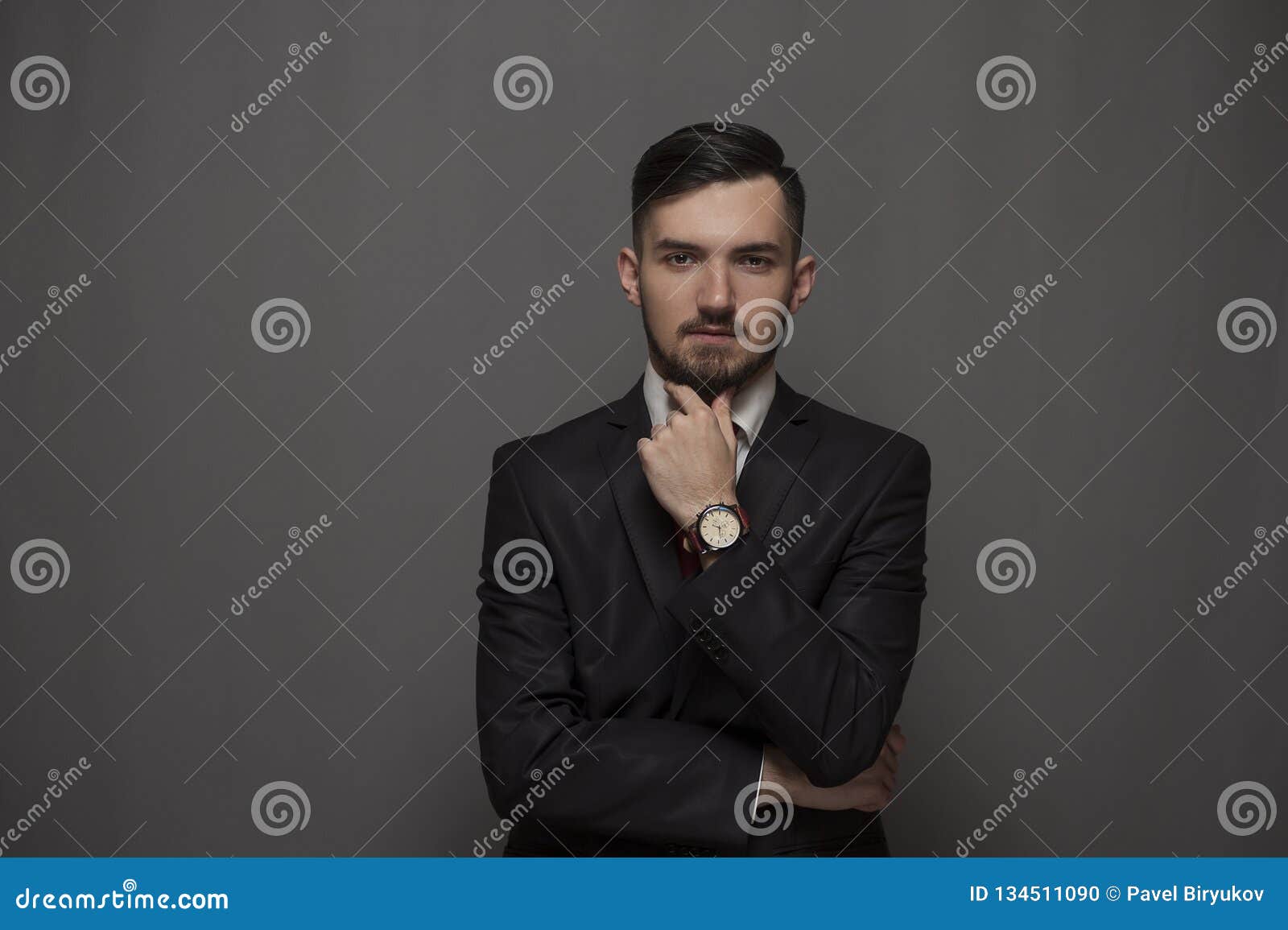 Portrait of Successful Confident Businessman Stock Photo - Image of ...