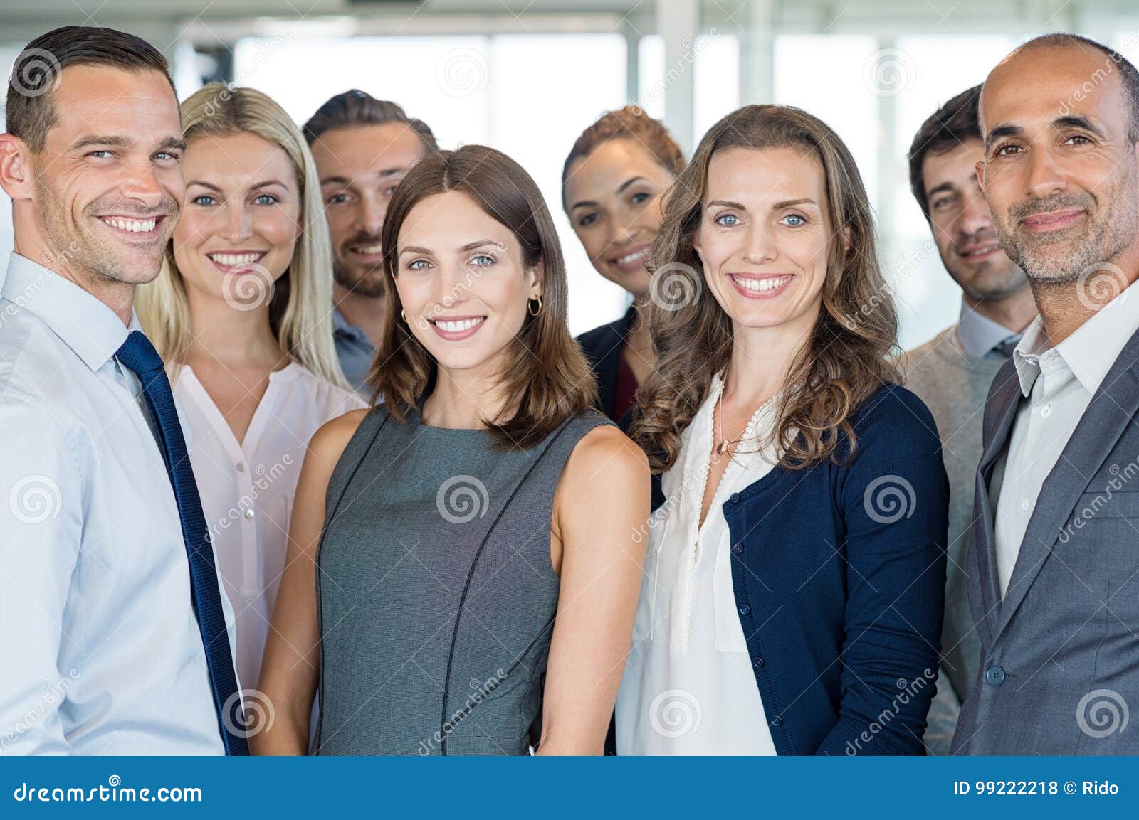 team of business people