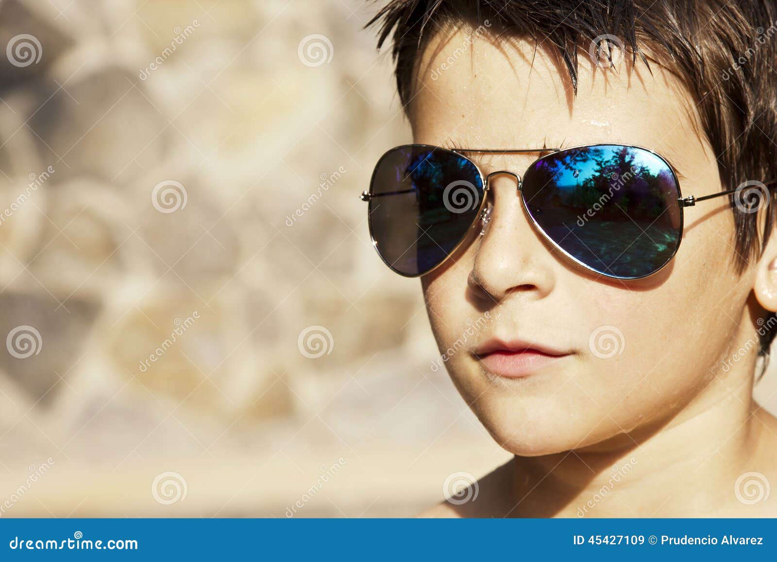 Portrait with sunglasses stock image. Image of face, hipster 45427109