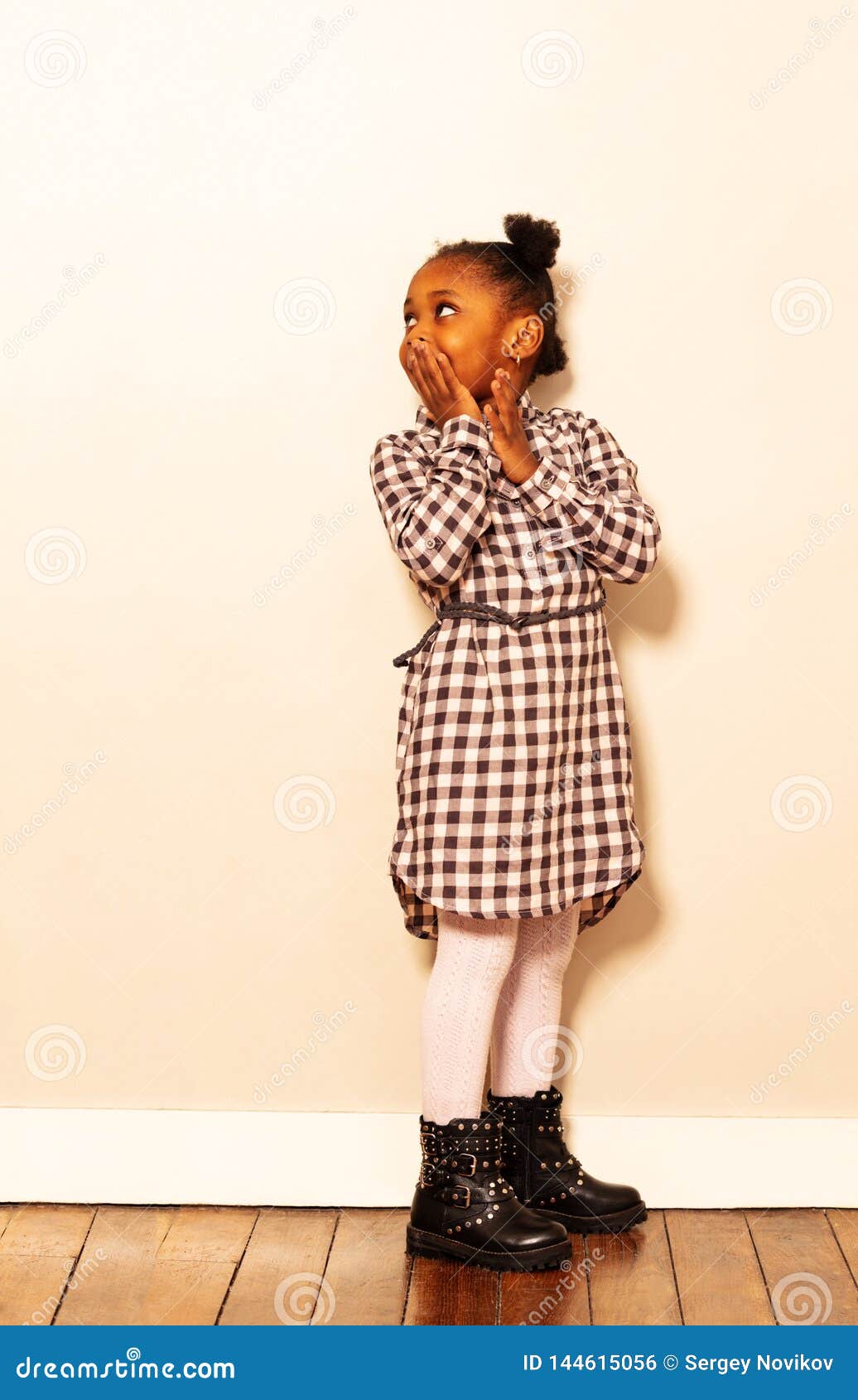 small young black girl