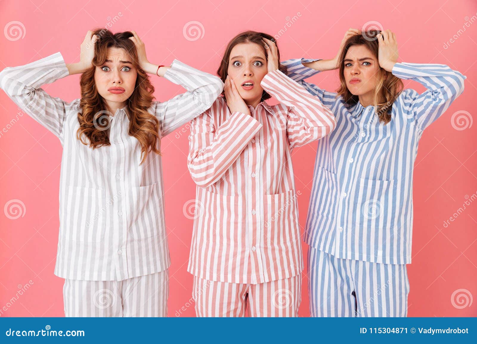 Girls Being Striped