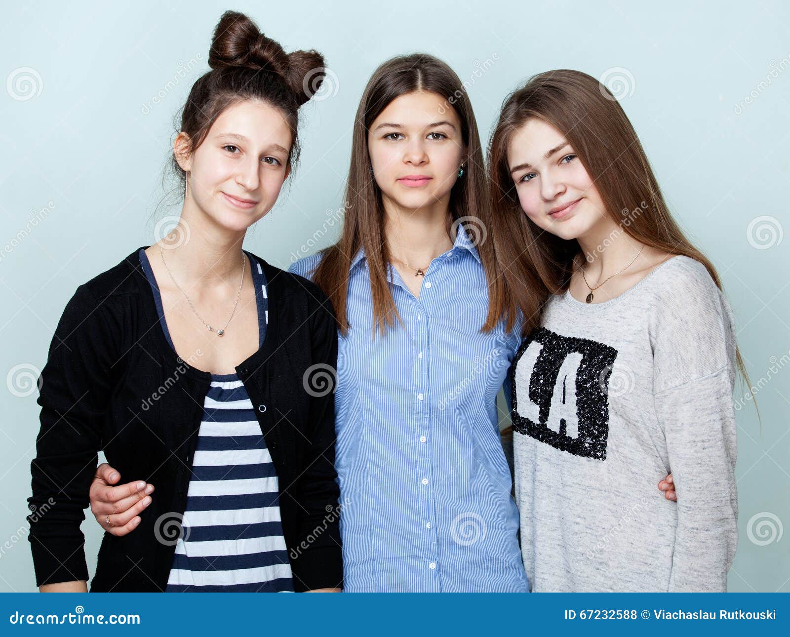 Three Teen Girls