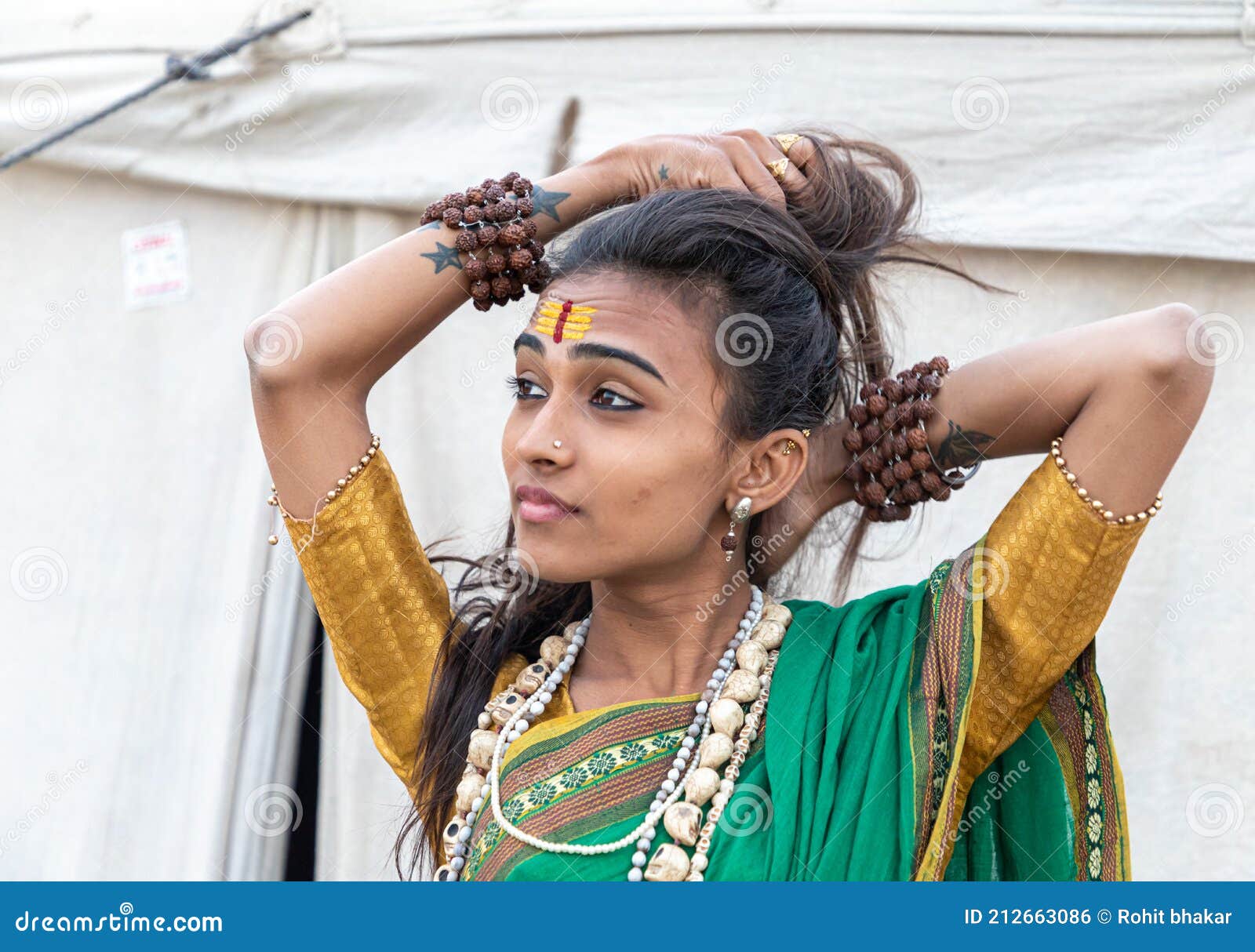 Kinnar And Boy Xx - Portrait of Transgender at Kinnar Akhada in Kumbh Mela Editorial Photo -  Image of jewelry, face: 212663086