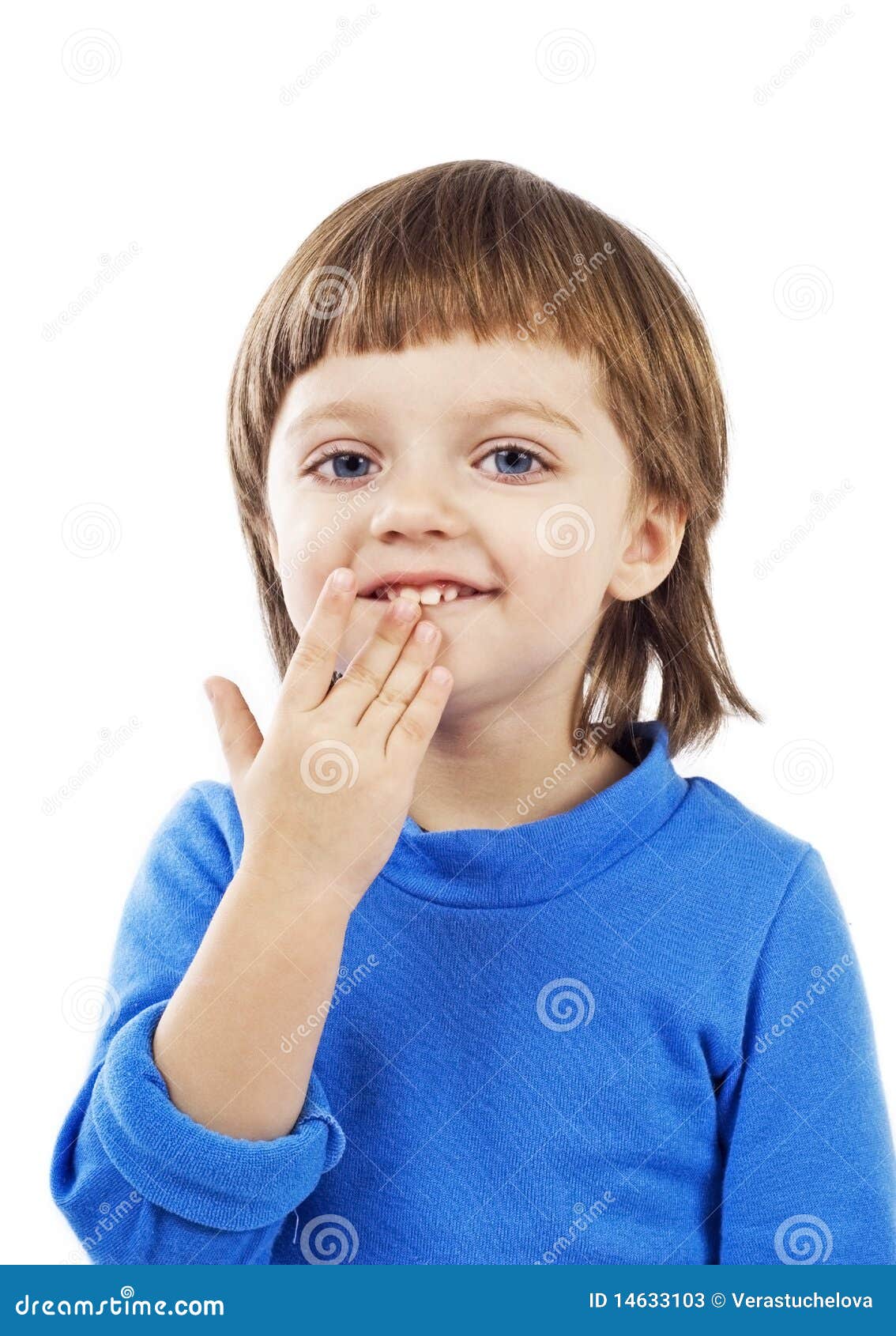 Portrait of Tree Years Old Girl Stock Image Image of preschooler