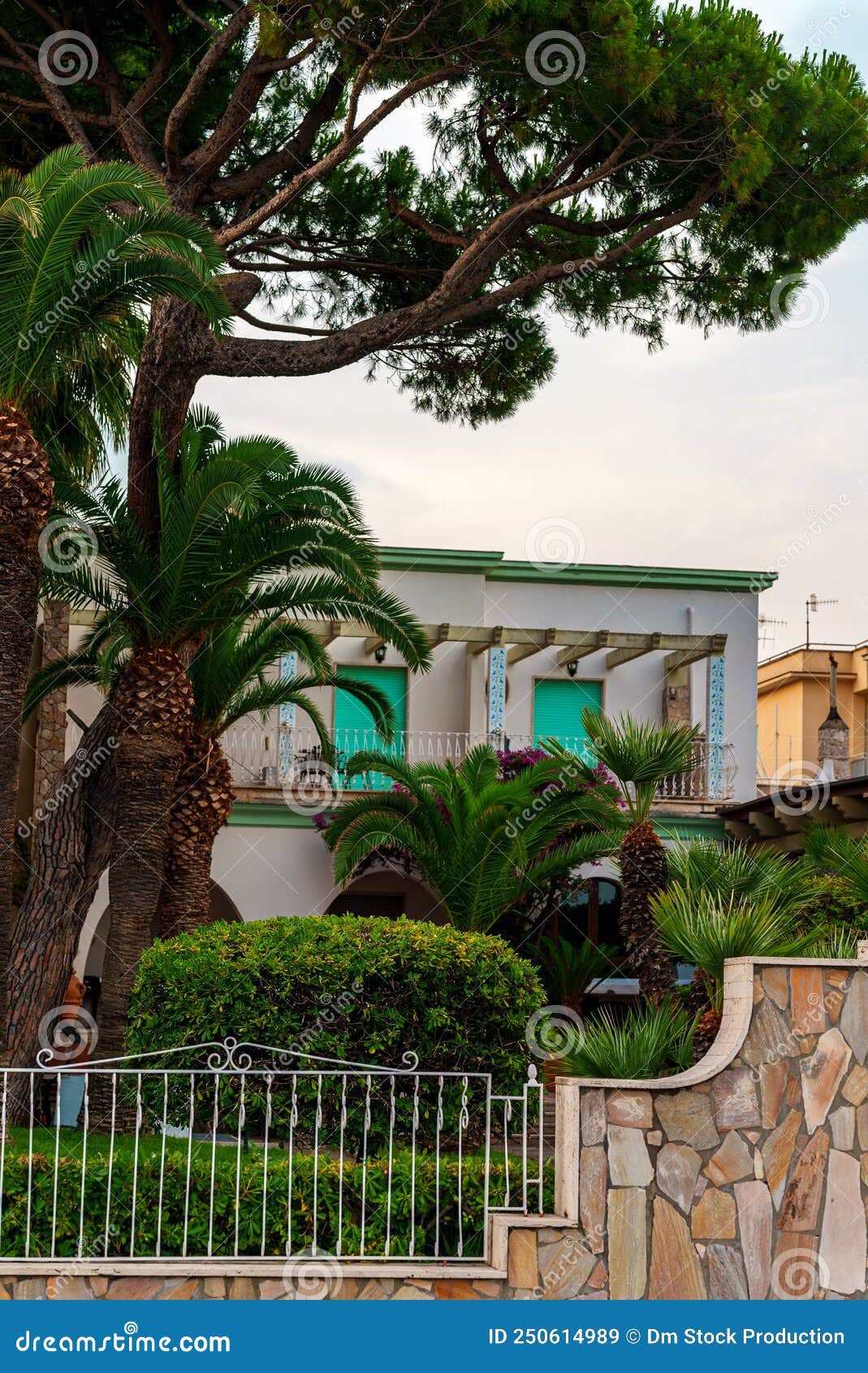 Portrait of Tropical Apartment Building Stock Image Image of luxury