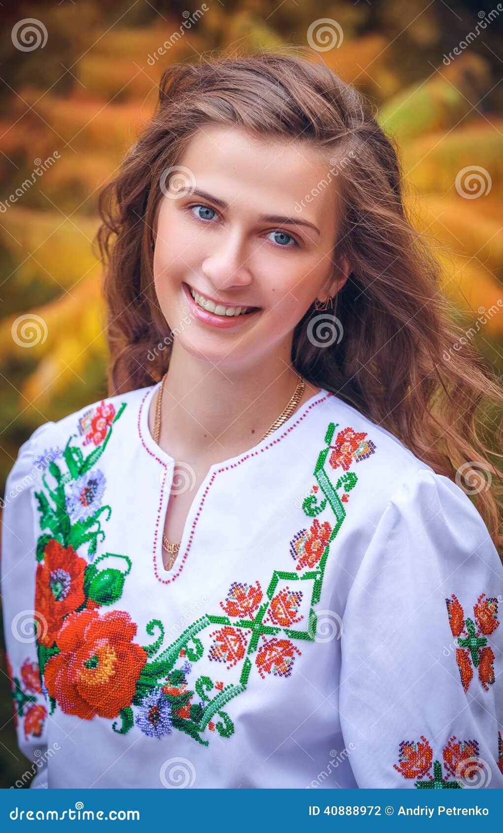 Portrait of the Ukrainian Girl Stock Photo - Image of adult, redhead ...