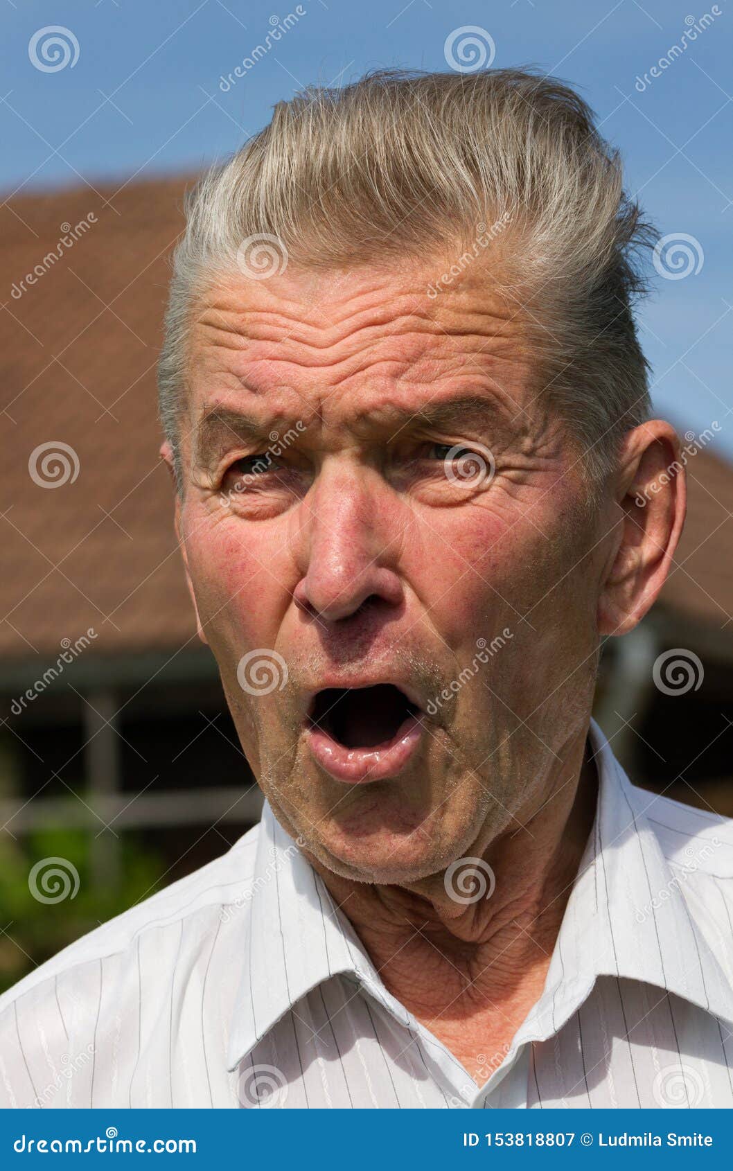 Portrait of a very old man stock image. Image of happy - 153818807