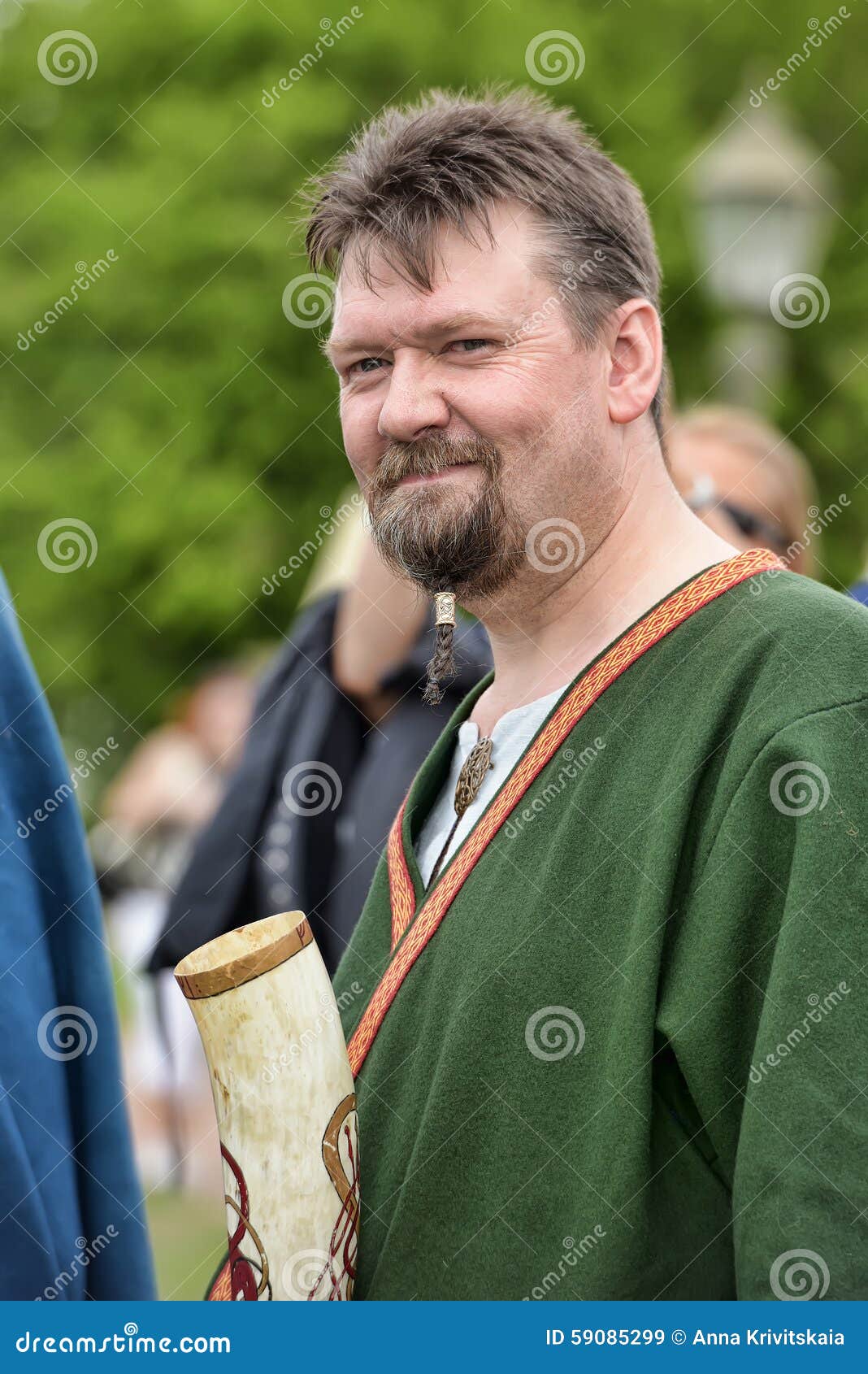 Portrait of a Viking editorial stock image. Image of fair - 59085299
