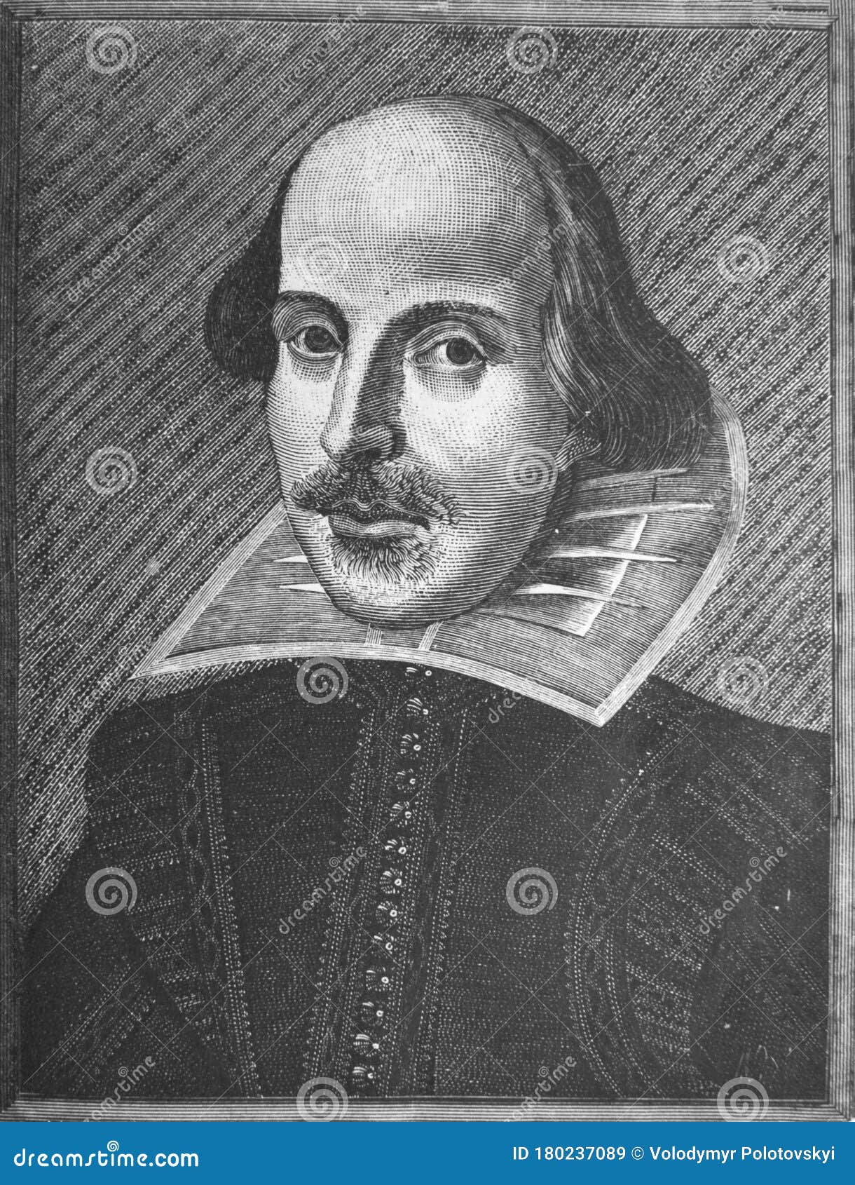William shakespeare old drawing William shakespeare  picture from meyers  lexicon books written in german language  CanStock
