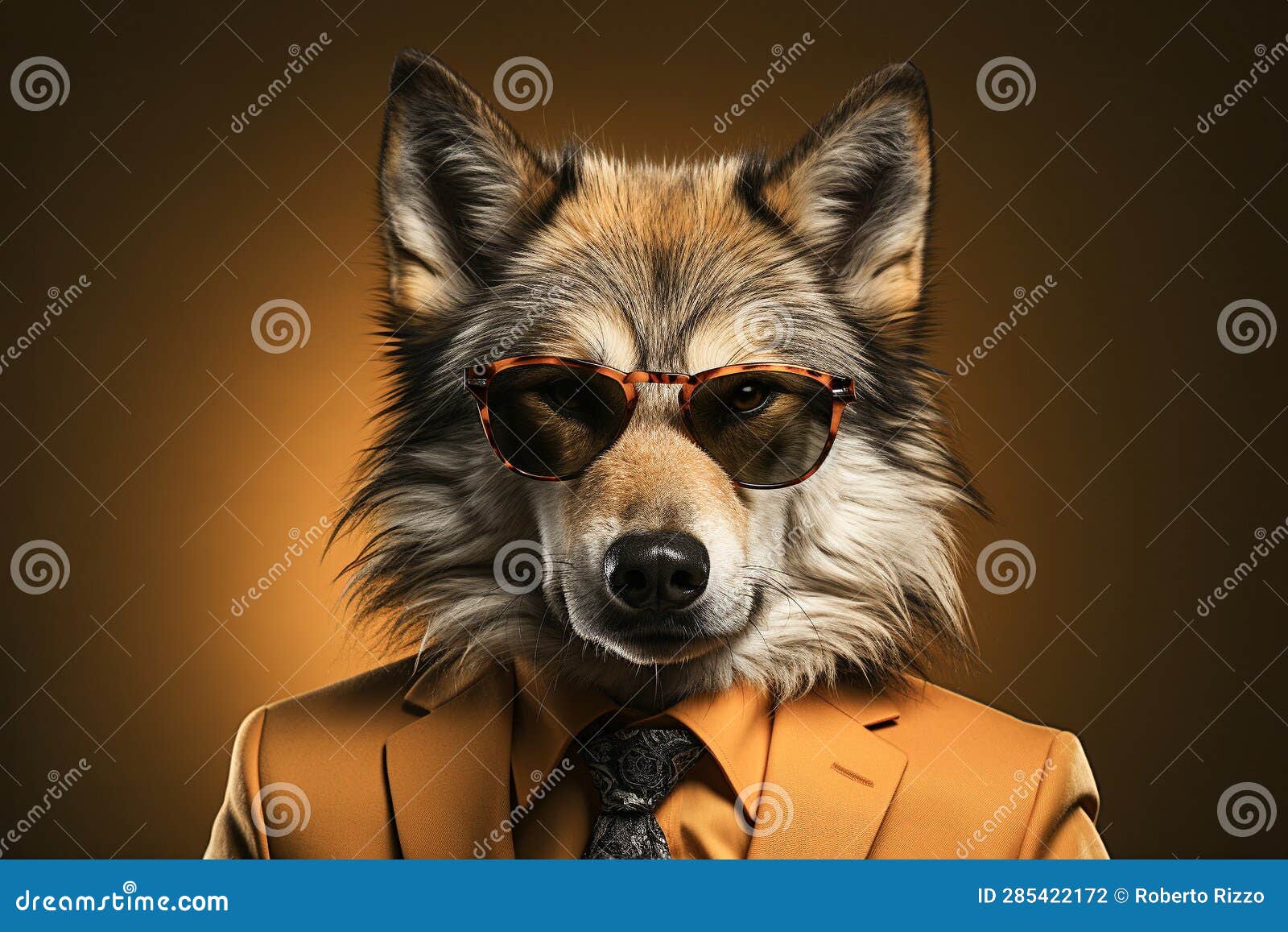 Original Wolf with sunglasses Stock Vector by ©Victoria_Novak 81137520