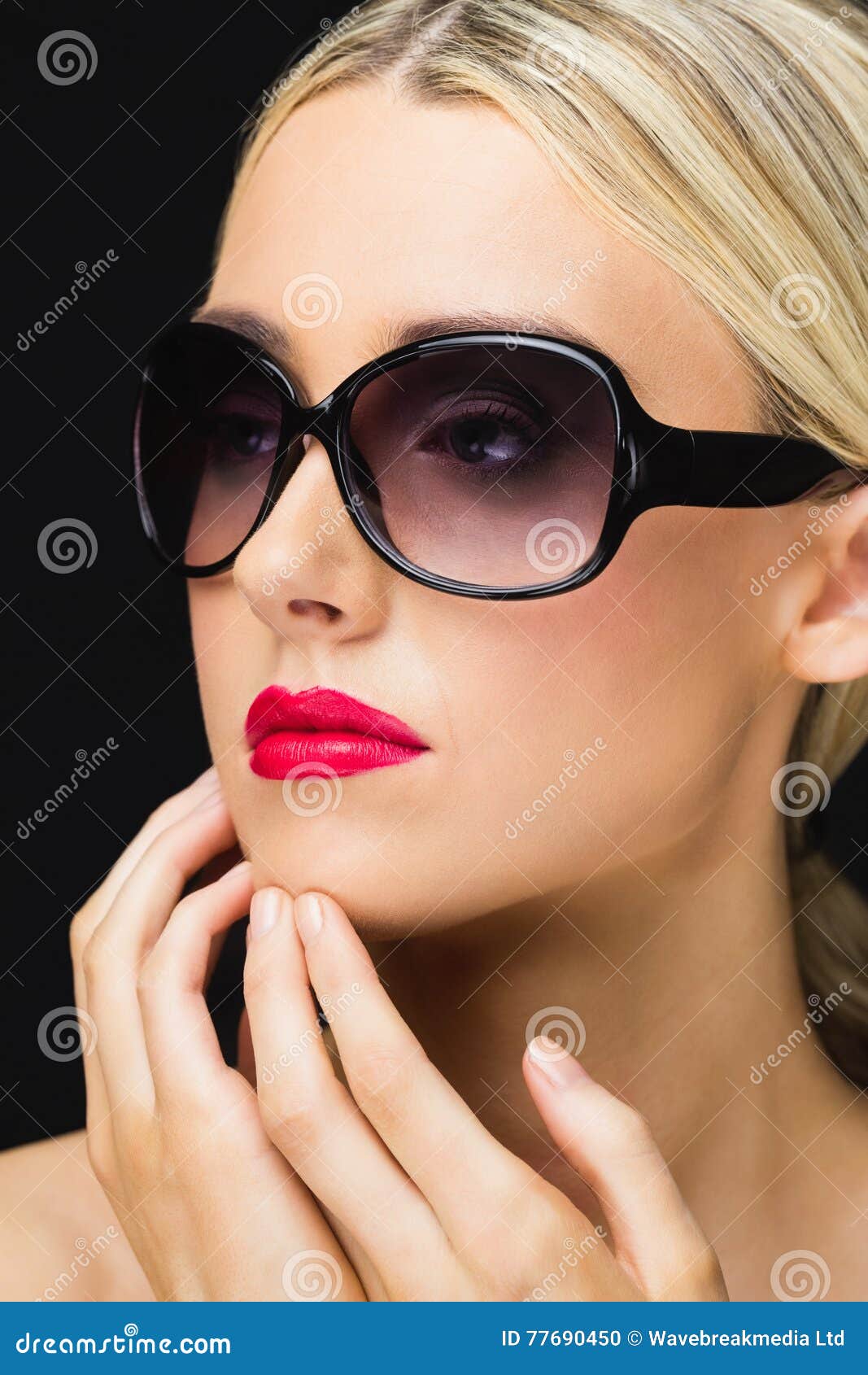 Portrait of Woman Posing for the Camera Stock Photo - Image of ...