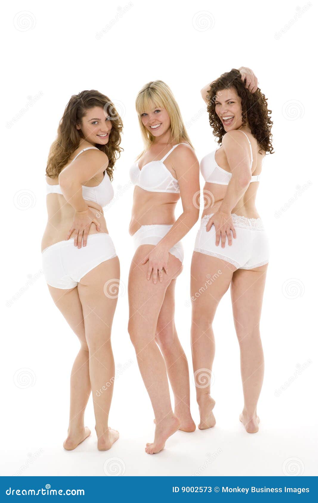 Portrait of Women in Their Underwear Stock Image - Image of overweight,  happiness: 9002573