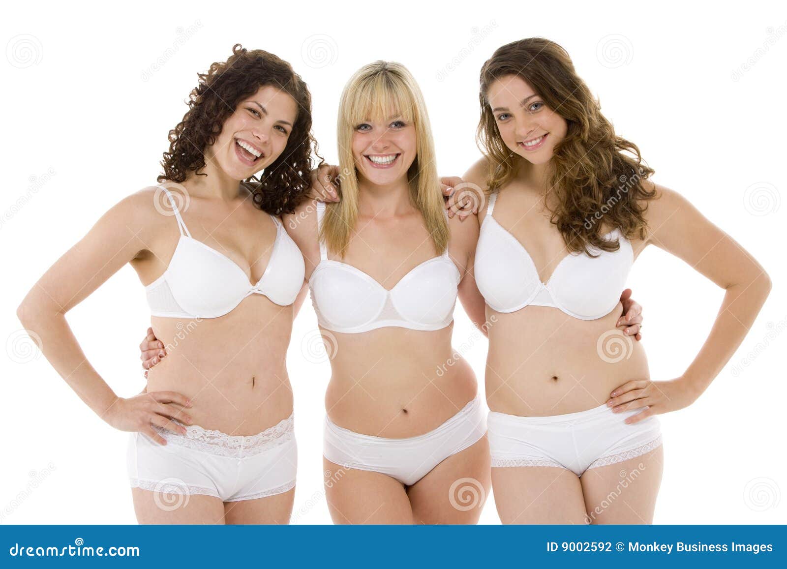 Portrait of Women in Their Underwear Stock Photo - Image of friendship,  cheerful: 9002592