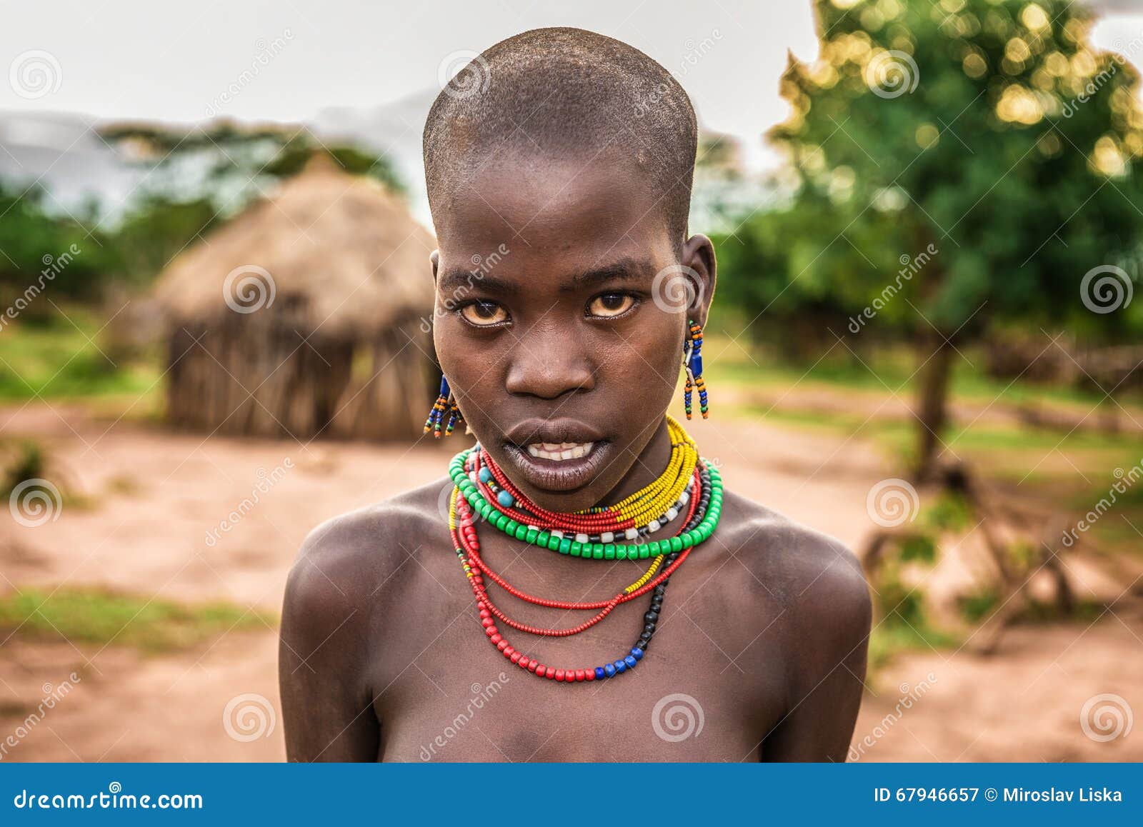 1300px x 958px - Portrait of a Young African Woman in Her Village Editorial Photography -  Image of decoration, beautiful: 67946657