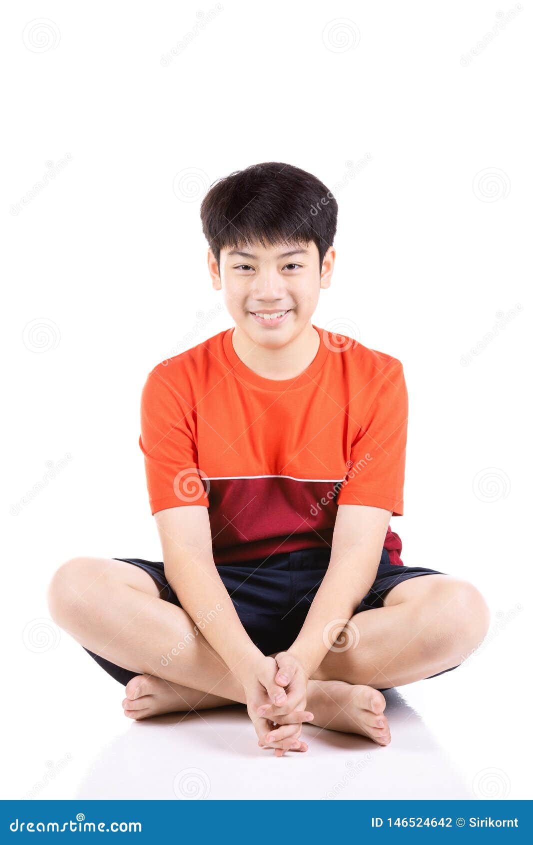 Small asian boy