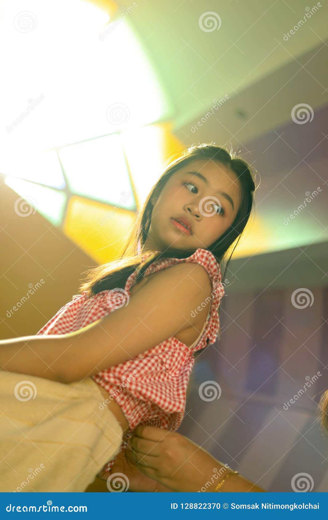 Barely Legal Asian Porn - Portrait of Young Asian Teenage Girl Stock Photo - Image of adult,  beautiful: 128822370