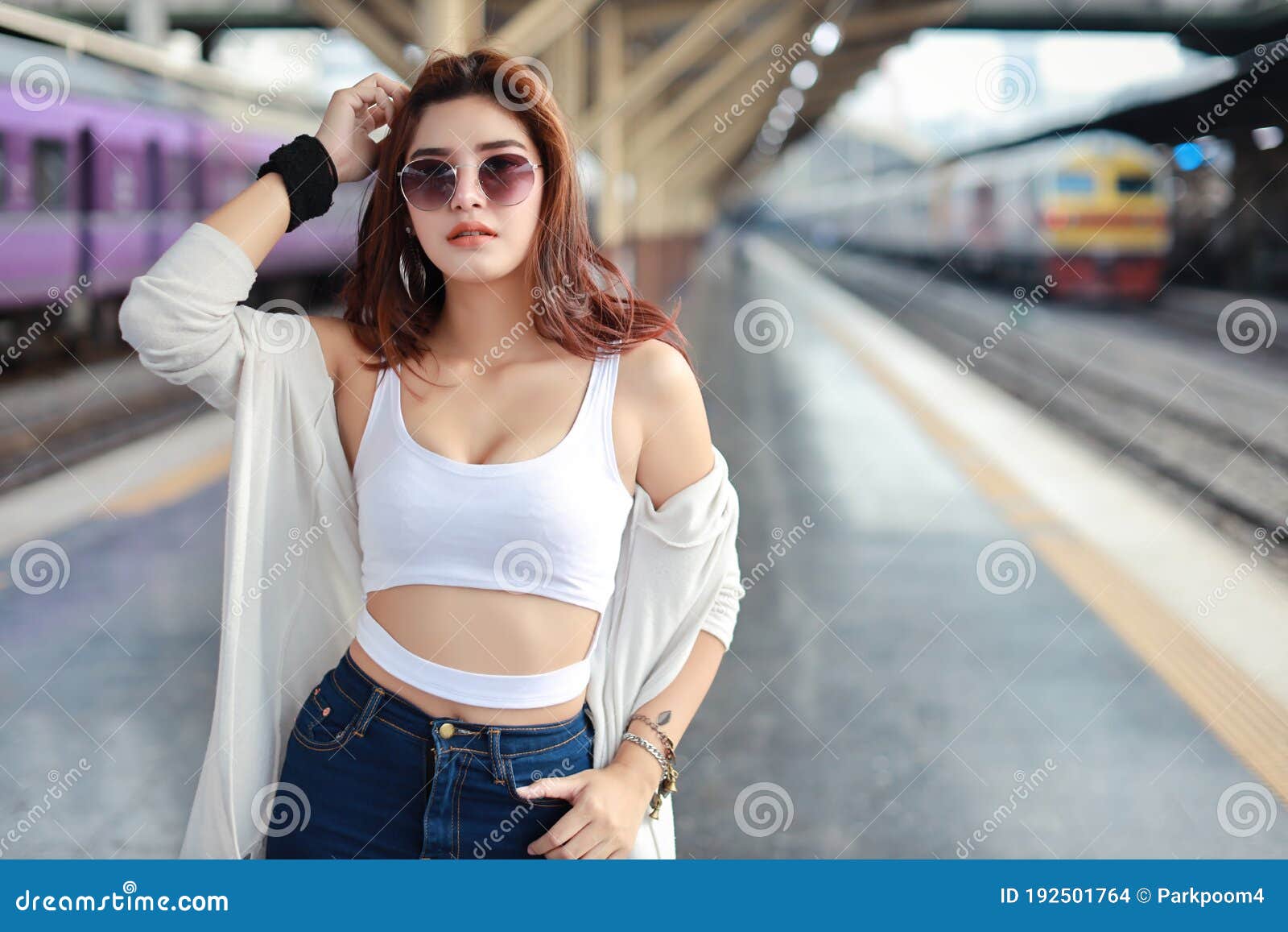 Hot Girl In Train