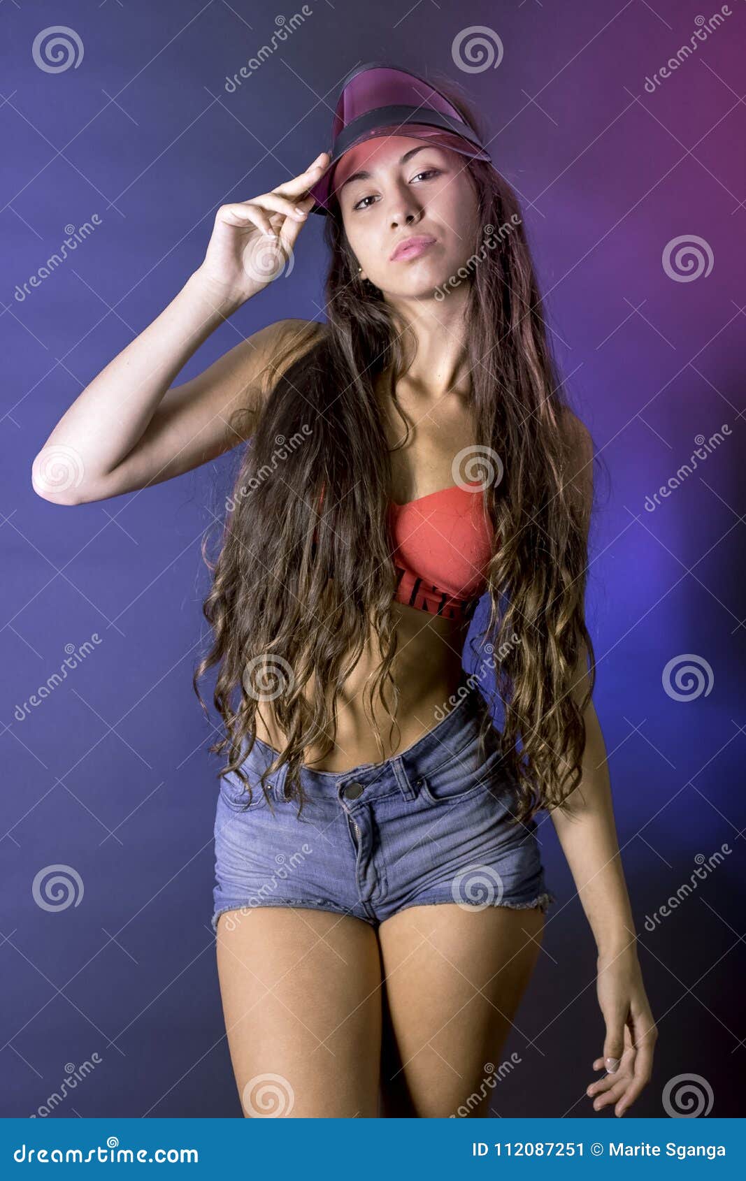 Latina stock image. Image of long, brunette, latino, warmers - 24737053