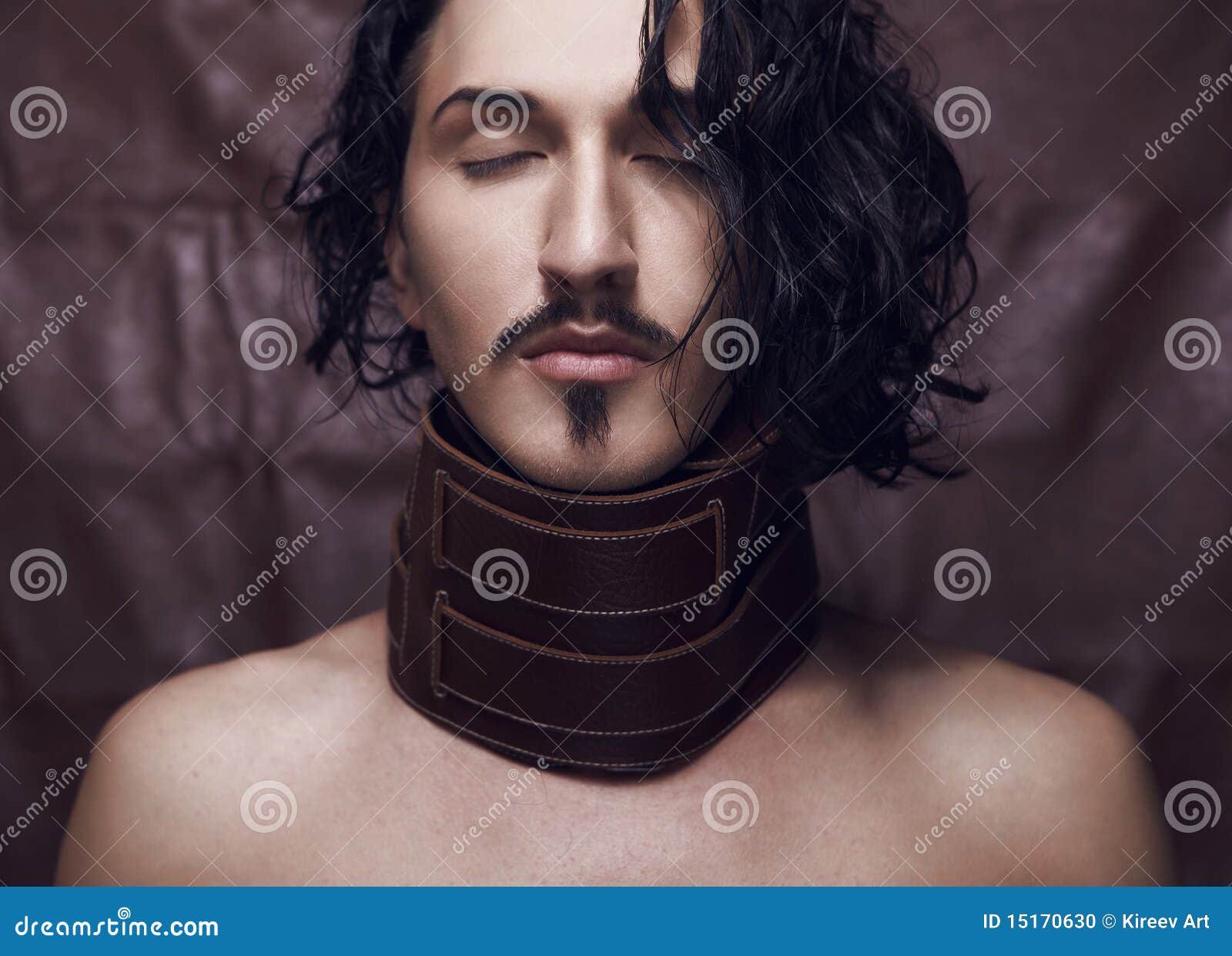 Portrait of Young Fashion Macho. Stock Photo Image of handsome