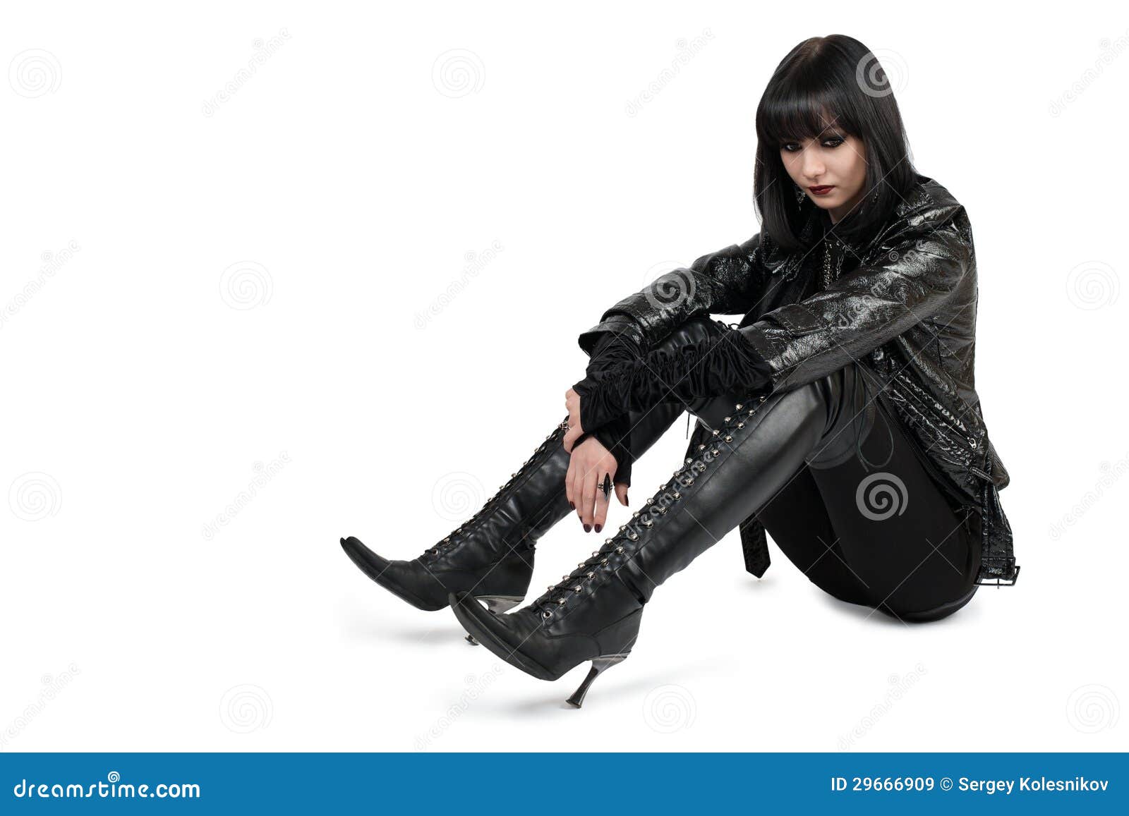 goth girl boots