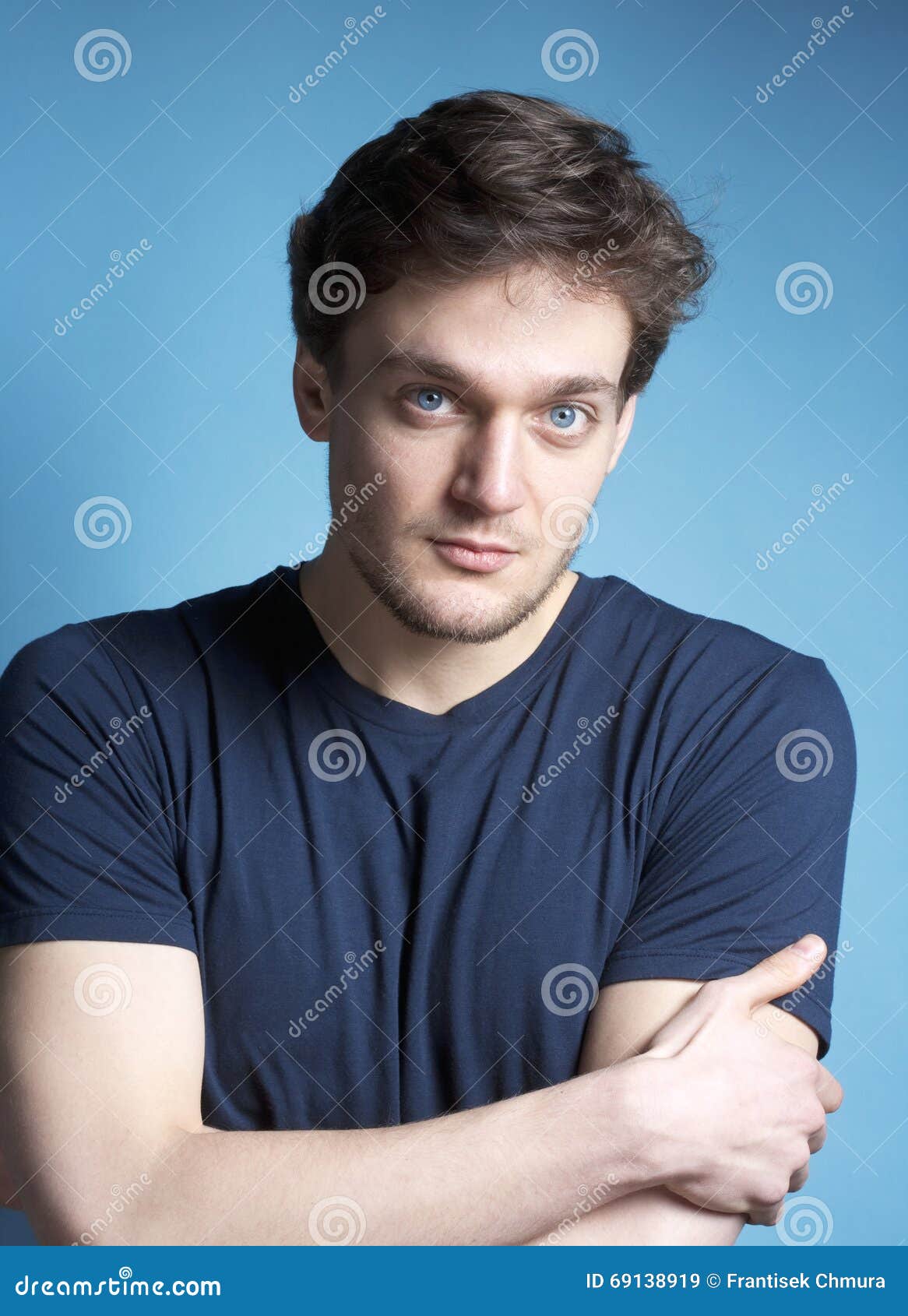Portrait of a Young Man. stock image. Image of caucasian 69138919