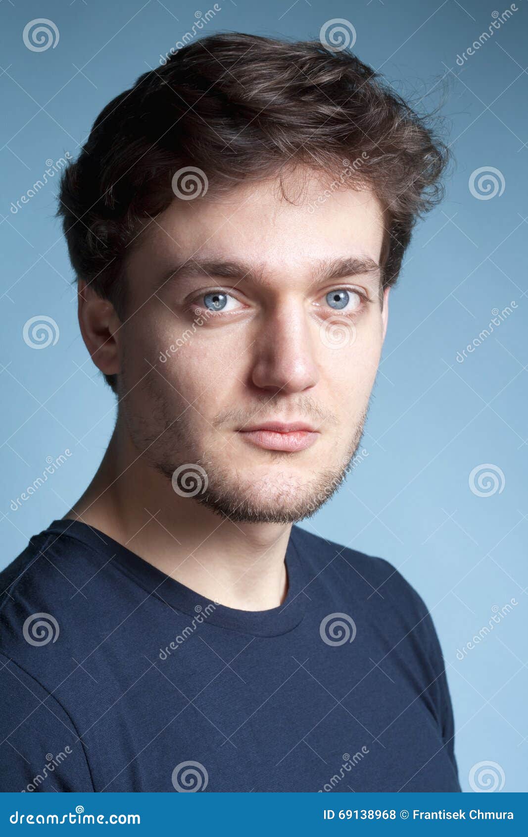 Portrait of a Young Man. stock photo. Image of head, caucasian 69138968