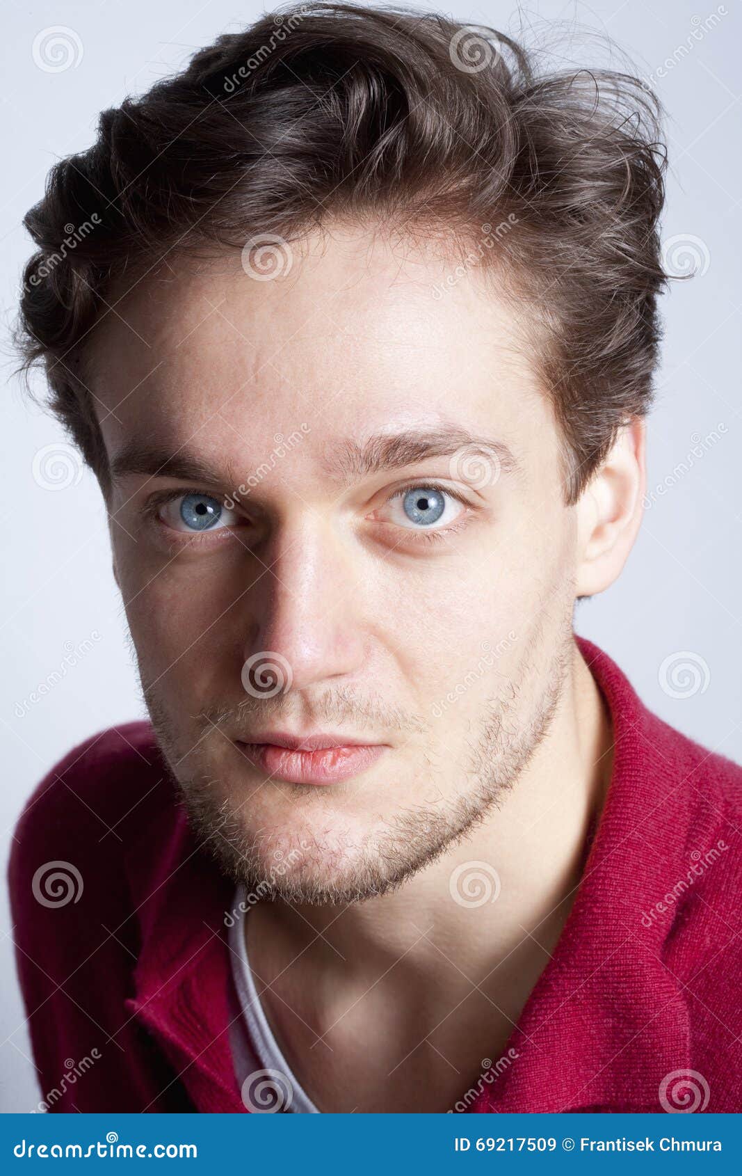 Portrait of a Young Man. stock image. Image of single 69217509