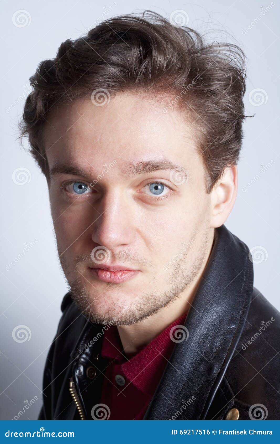 Portrait of a Young Man. stock photo. Image of portrait 69217516