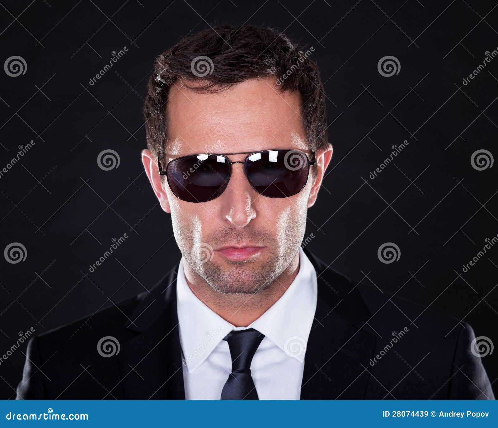 Portrait of Young Man with Sunglasses Stock Image Image of elegant
