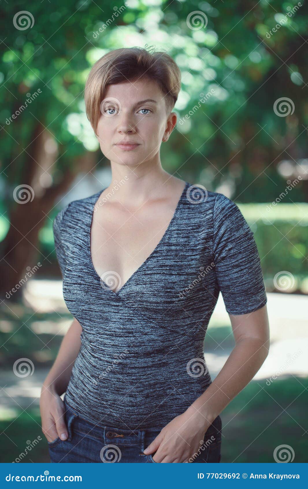 Middle Part Stylish Hair White