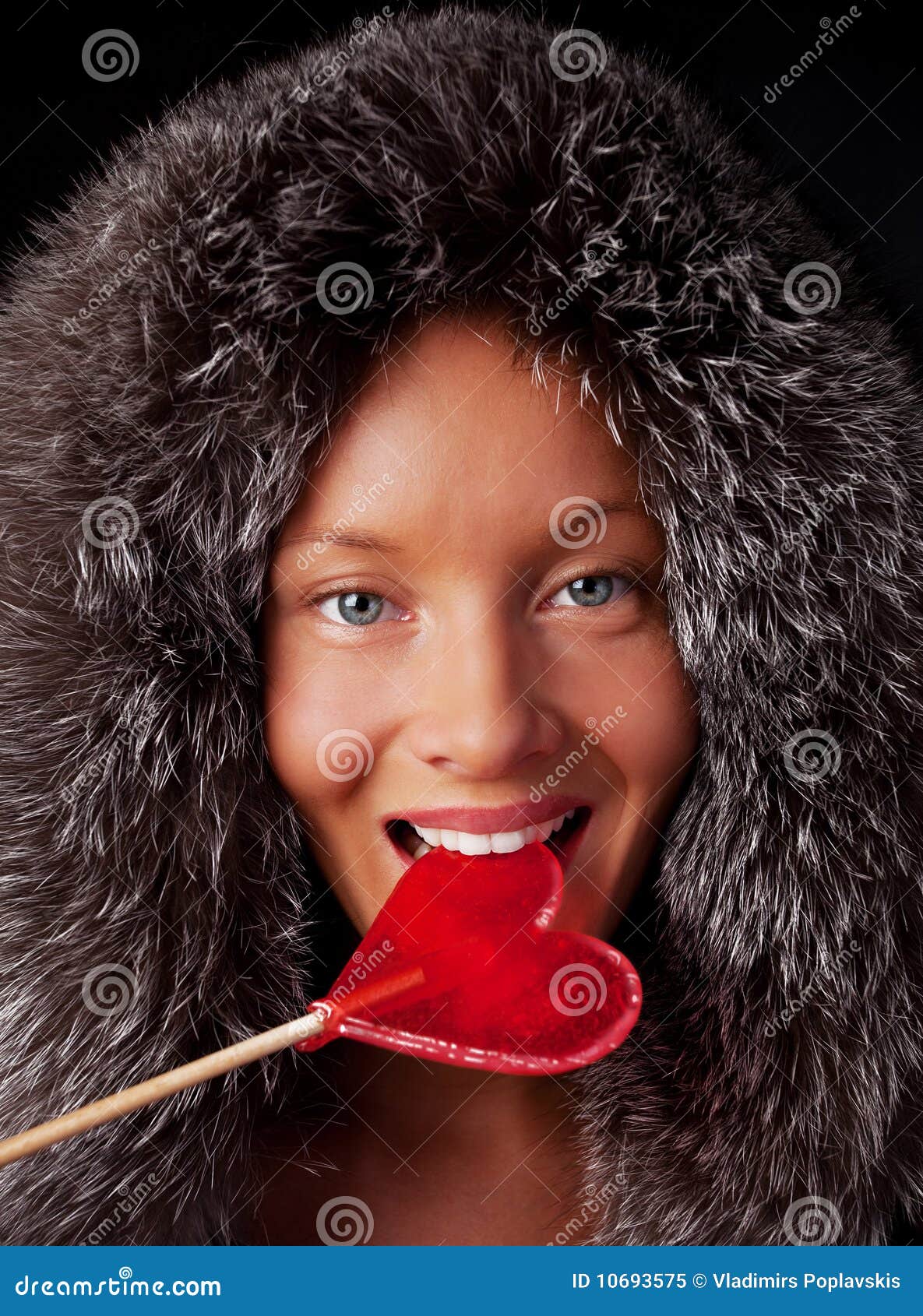 430 Woman Sucking Lollipop Stock Photos picture pic