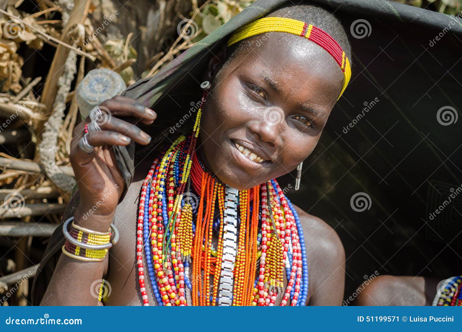 Young Arbore Woman In Lower Omo Valley, Ethiopia Editorial Image ...