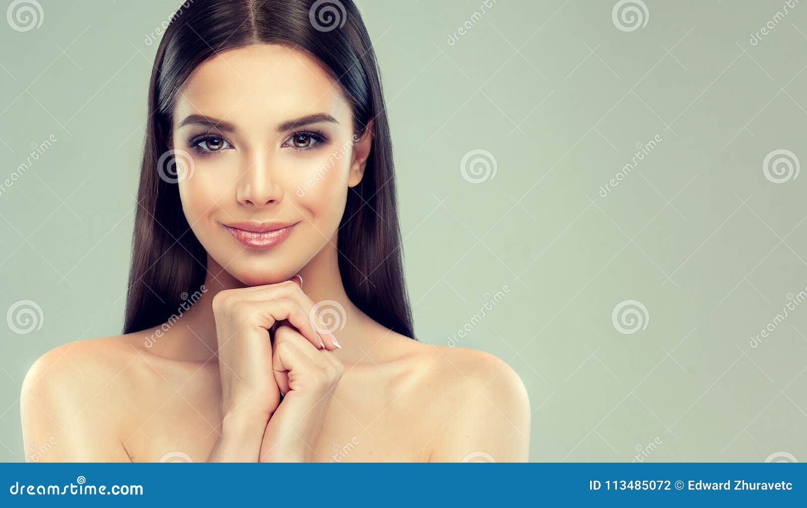 Portrait of Young Woman with Clean Fresh Skin, Soft, Delicate Make Up and Untied Straight Hairstyle. Stock Photo - Image of goldenhaired, fashion: 113485072 Portrait of Young Woman with Clean Fresh Skin, Soft, Delicate Make Up and Untied Straight Hairstyle. Stock Photo - Image of goldenhaired, fashion: 113485072
