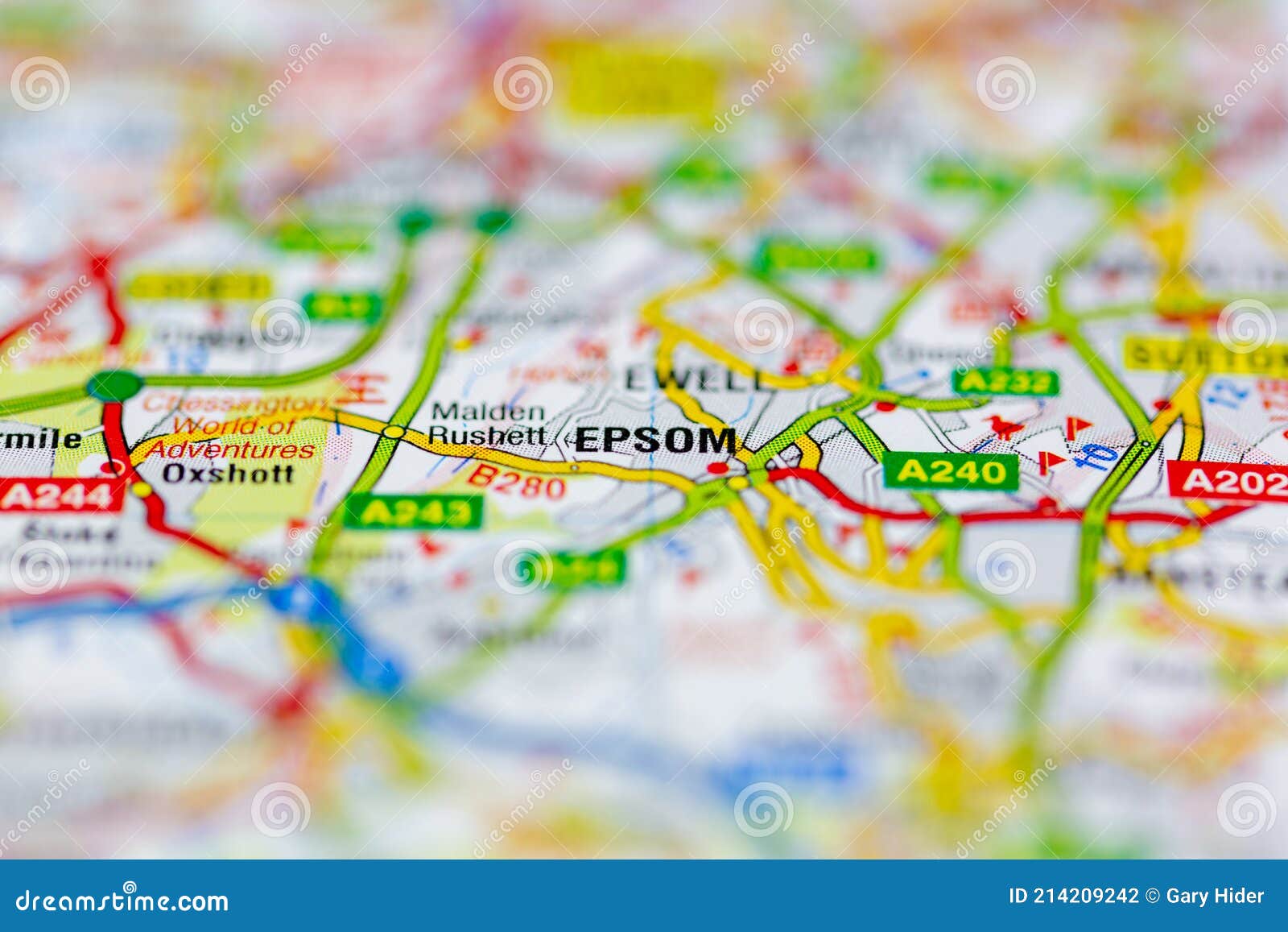 Portsmouth Hampshire Uk Epsom Shown Geography Map Road Map Portsmouth Hampshire Uk Epsom Shown Geography Map Road 214209242 