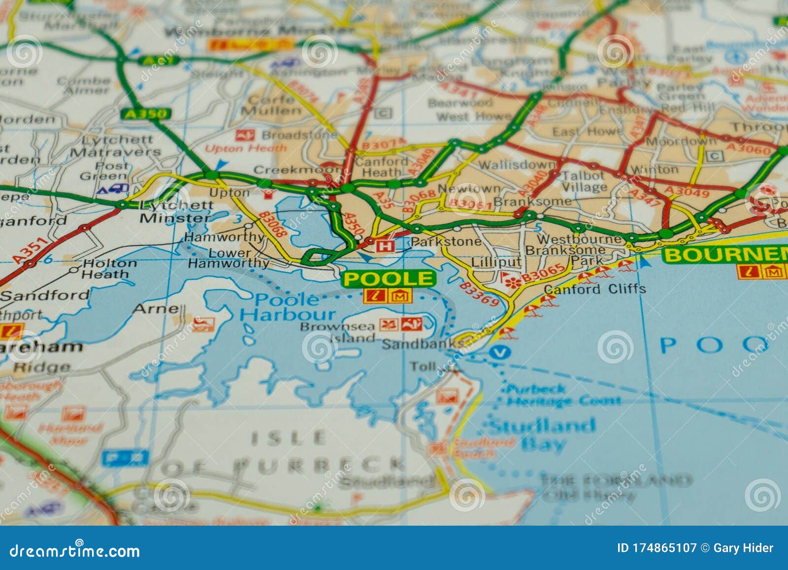 Map Of Poole Dorset Dorset Map Photos - Free & Royalty-Free Stock Photos From Dreamstime