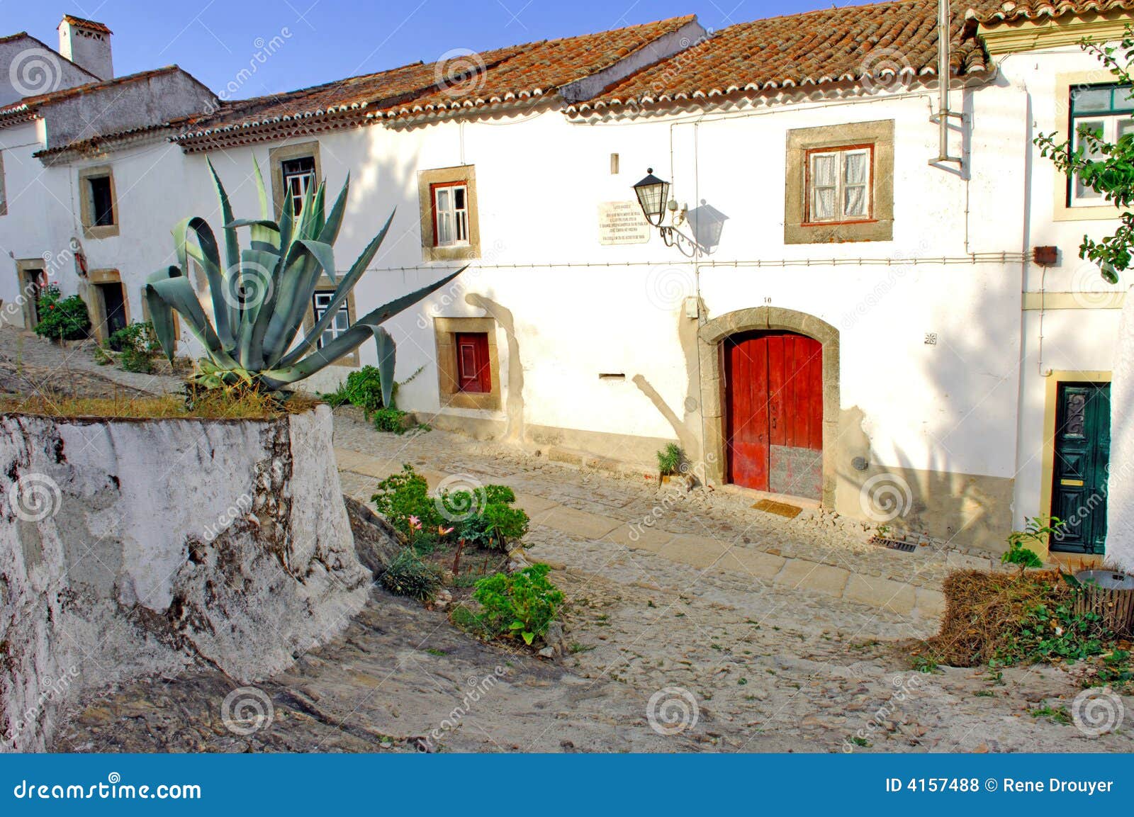 portugal, area of alentejo, marvao: typical house